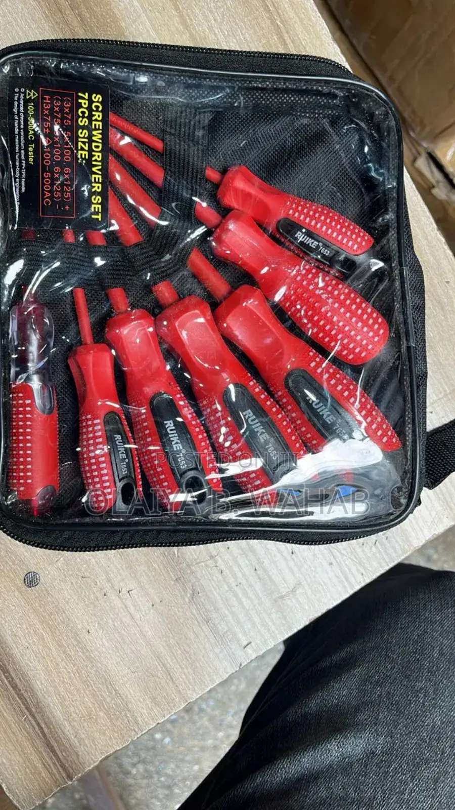 7pcs Insulated Screwdriver Set – Safe for Electrical Work