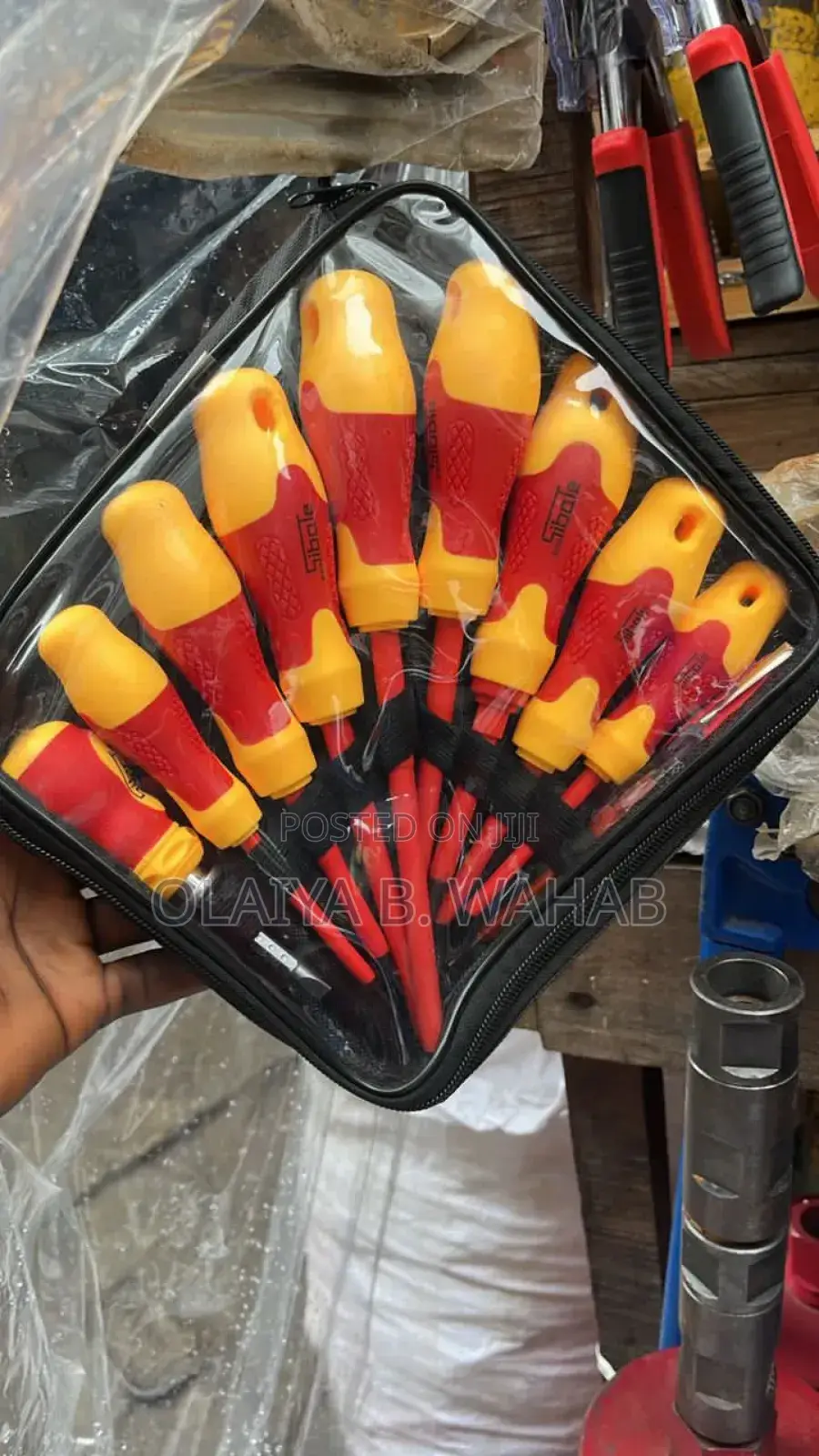 9pcs Insulated Screwdriver Set – Safe for Electrical Work