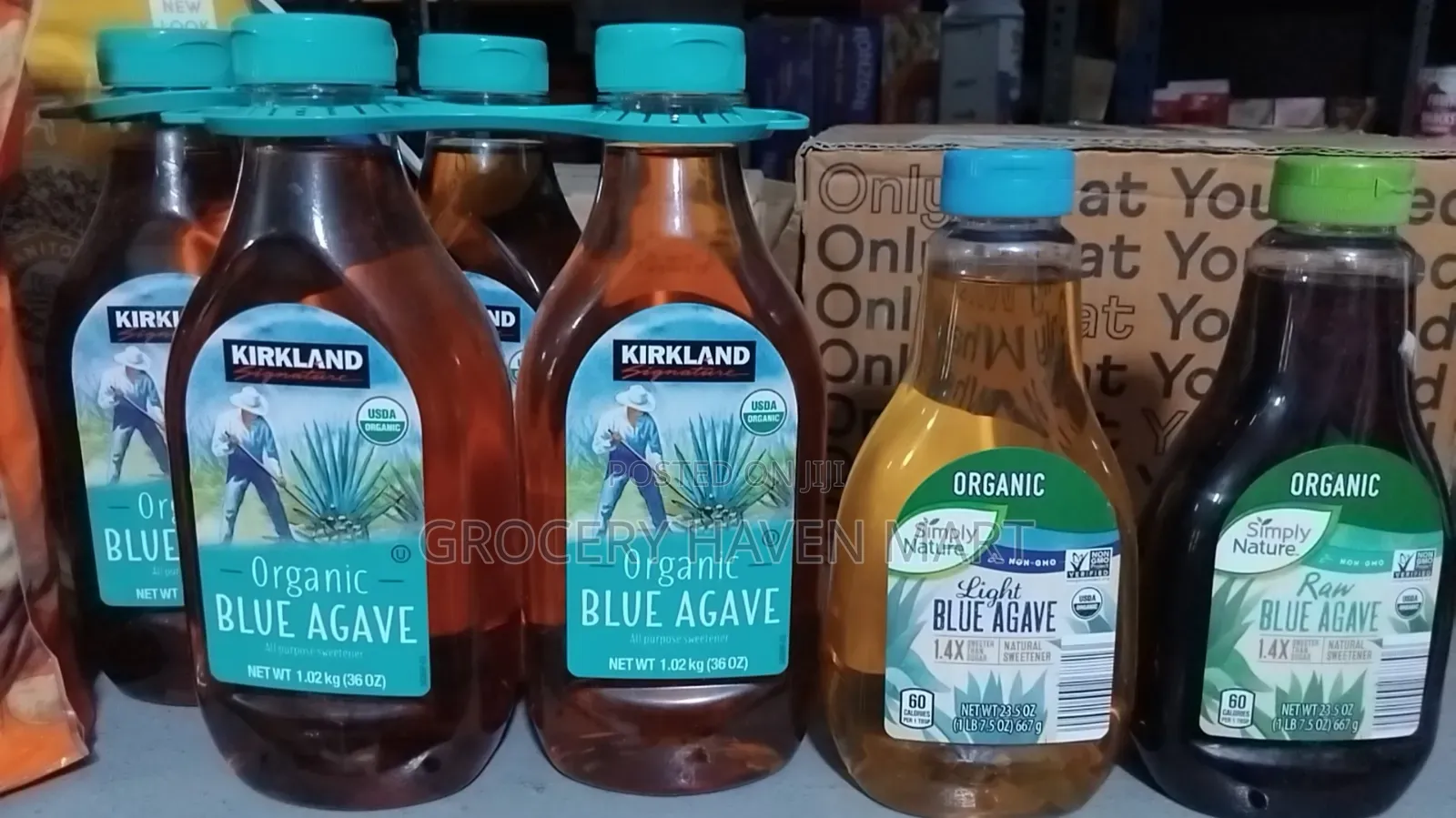 Kirkland Signature Organic Blue Agave Sweetner 1.02kg ×2