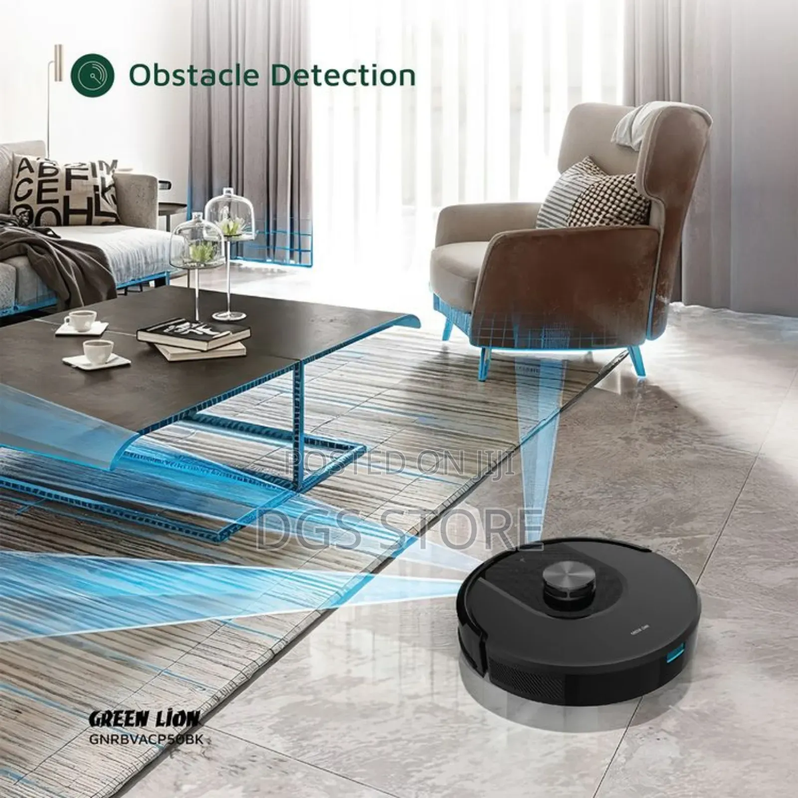 Green Lion Smart Robot Vacuum Pro With 4000pa Suction