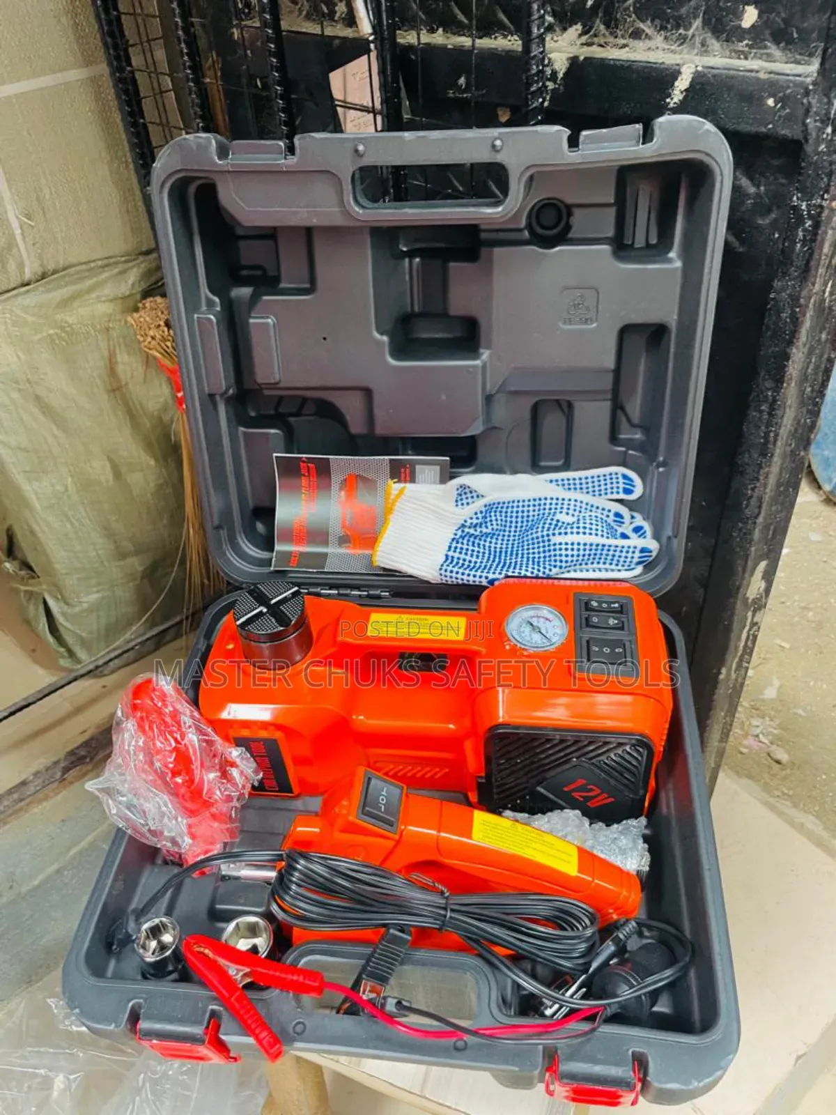 Electric Hydraulic Car Jack Kit