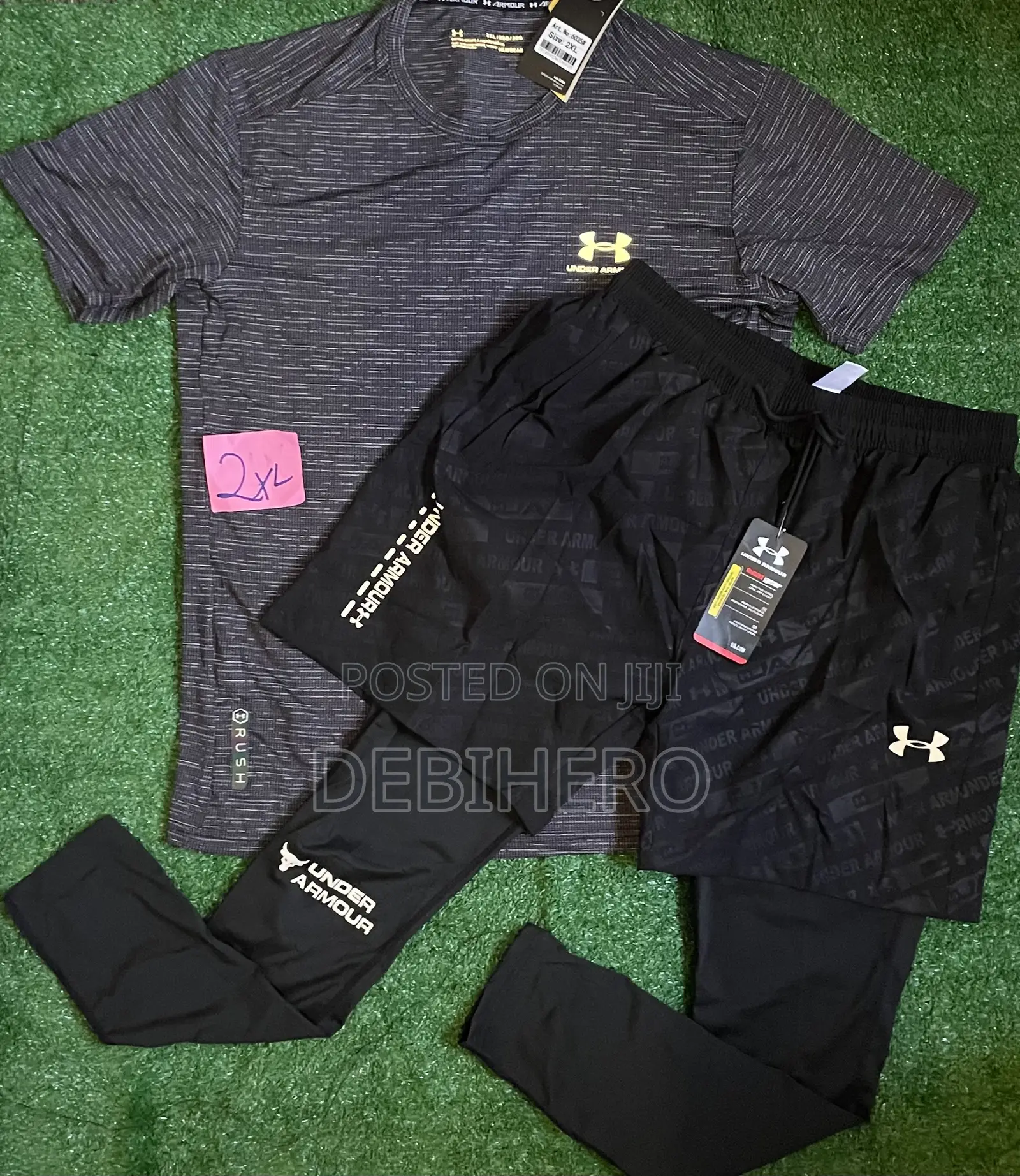 Men Double Layer Long Tight With Short