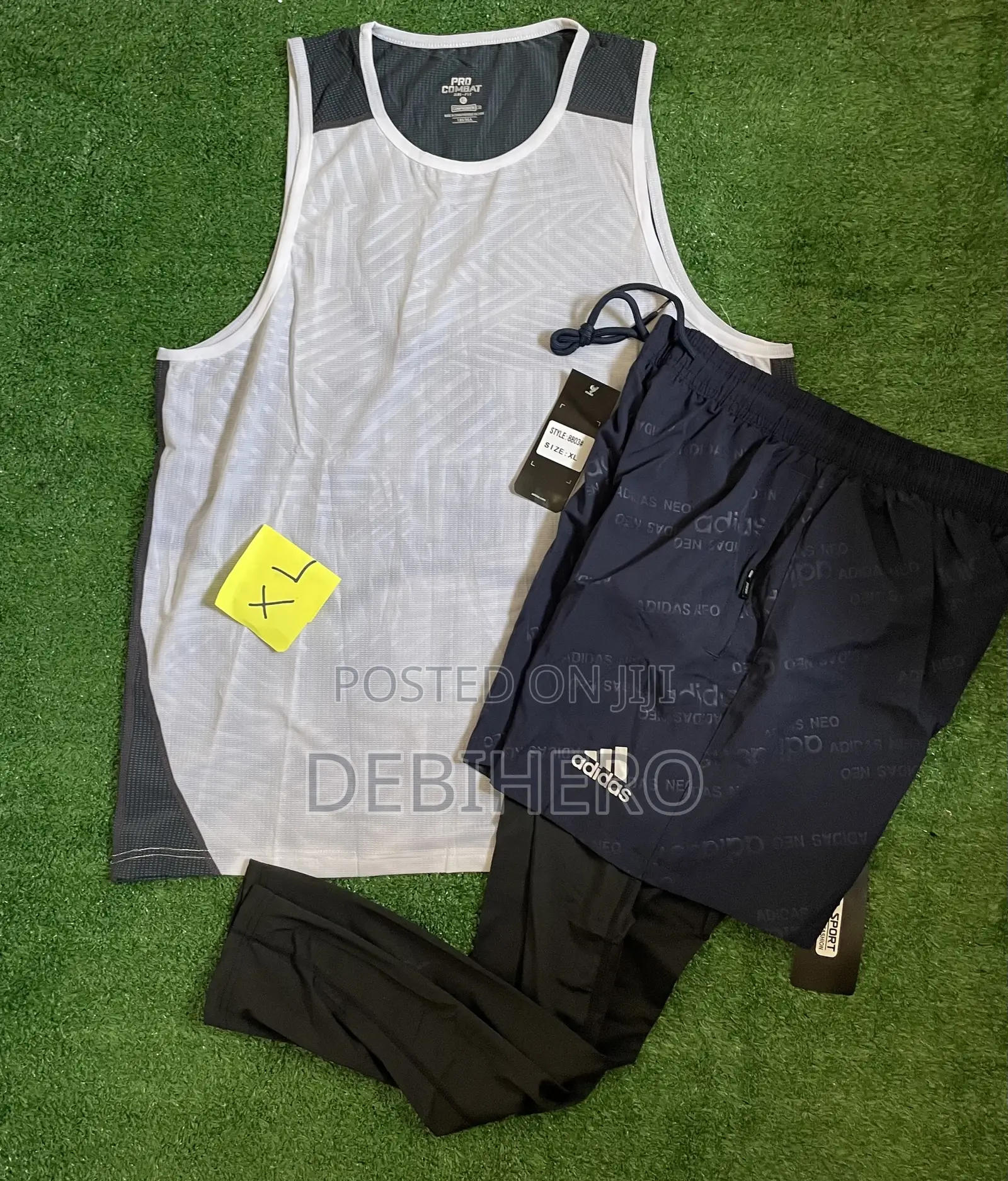Men Double Layer Long Tight With Short