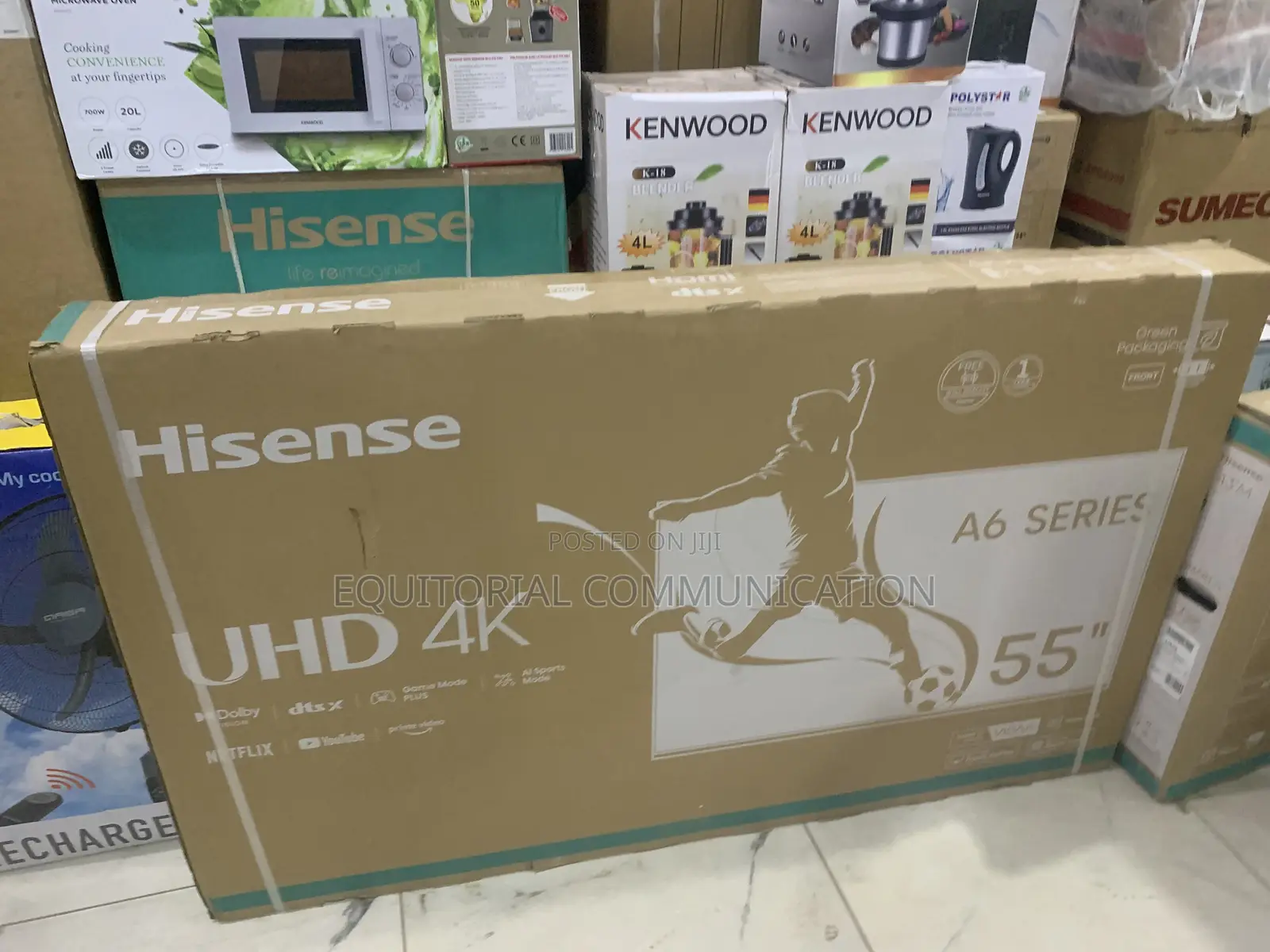 Hisense 55” Smart Tv With Built-in Wi-Fi Apps