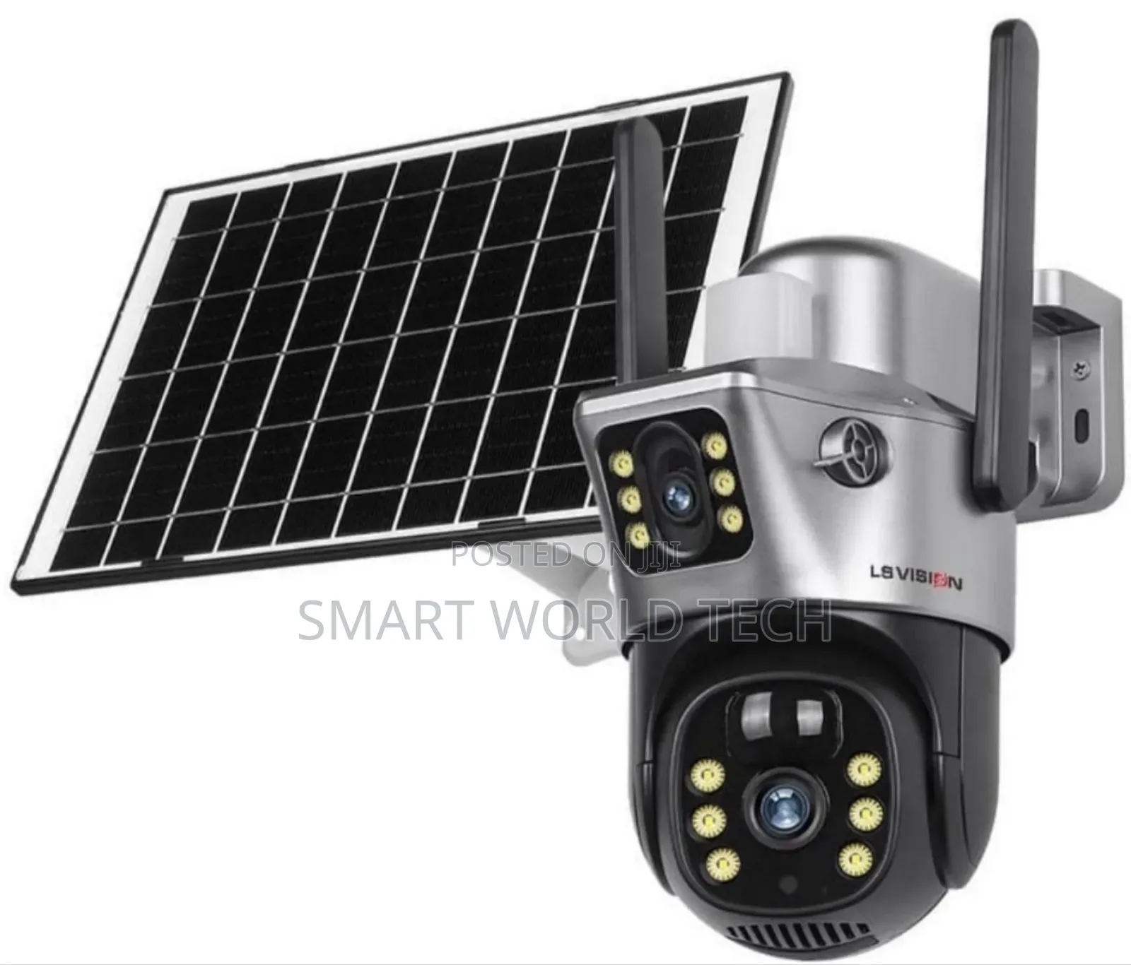 Dual Lens, Two Ways Audio, Motion Detector 4g Solar Camera