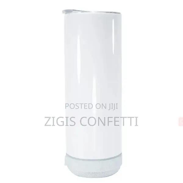 20oz Tumbler Straight Skinny Sublimation Bluetooth Speaker