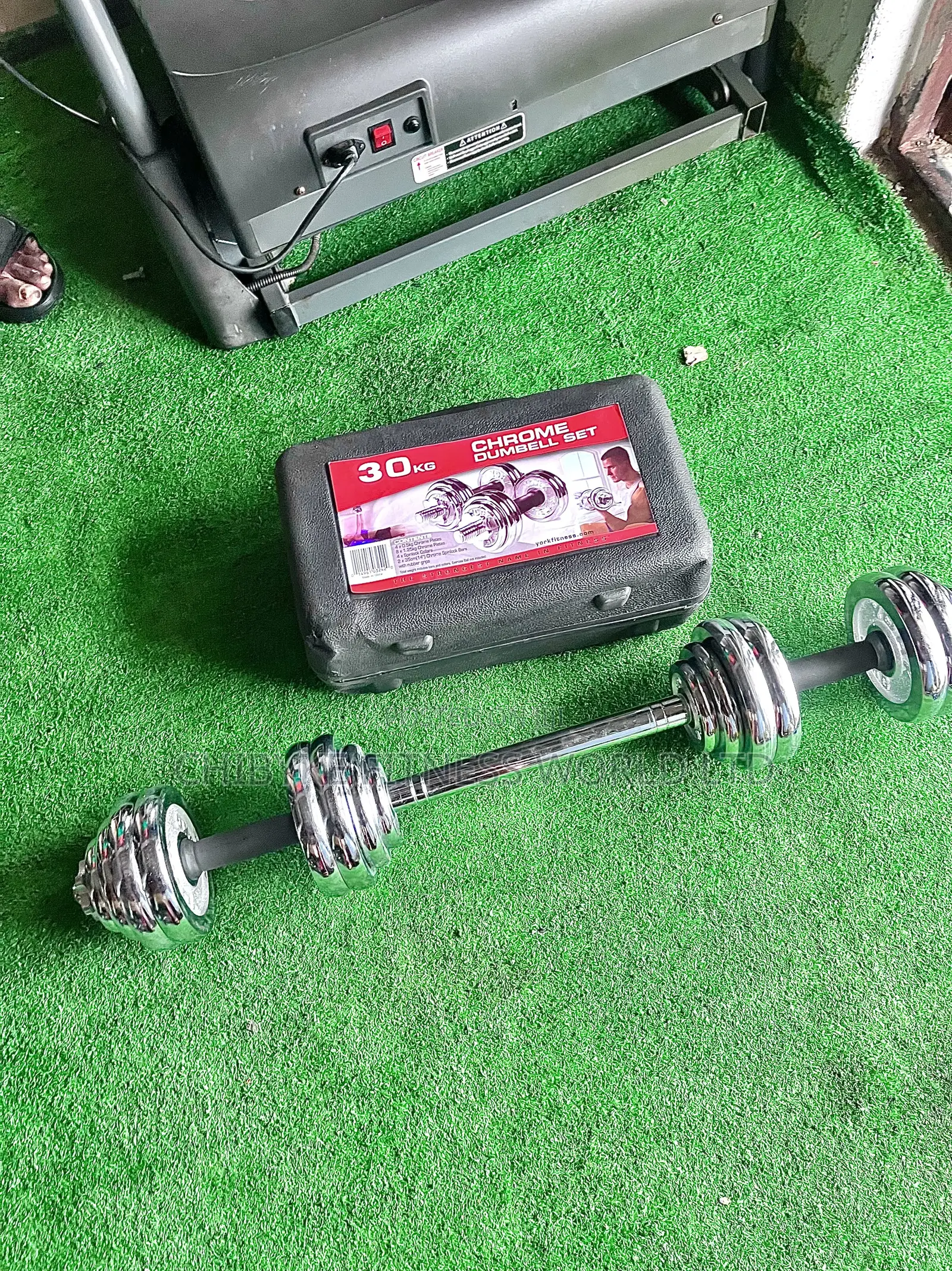 30kg Dumbbel With Extension Rod