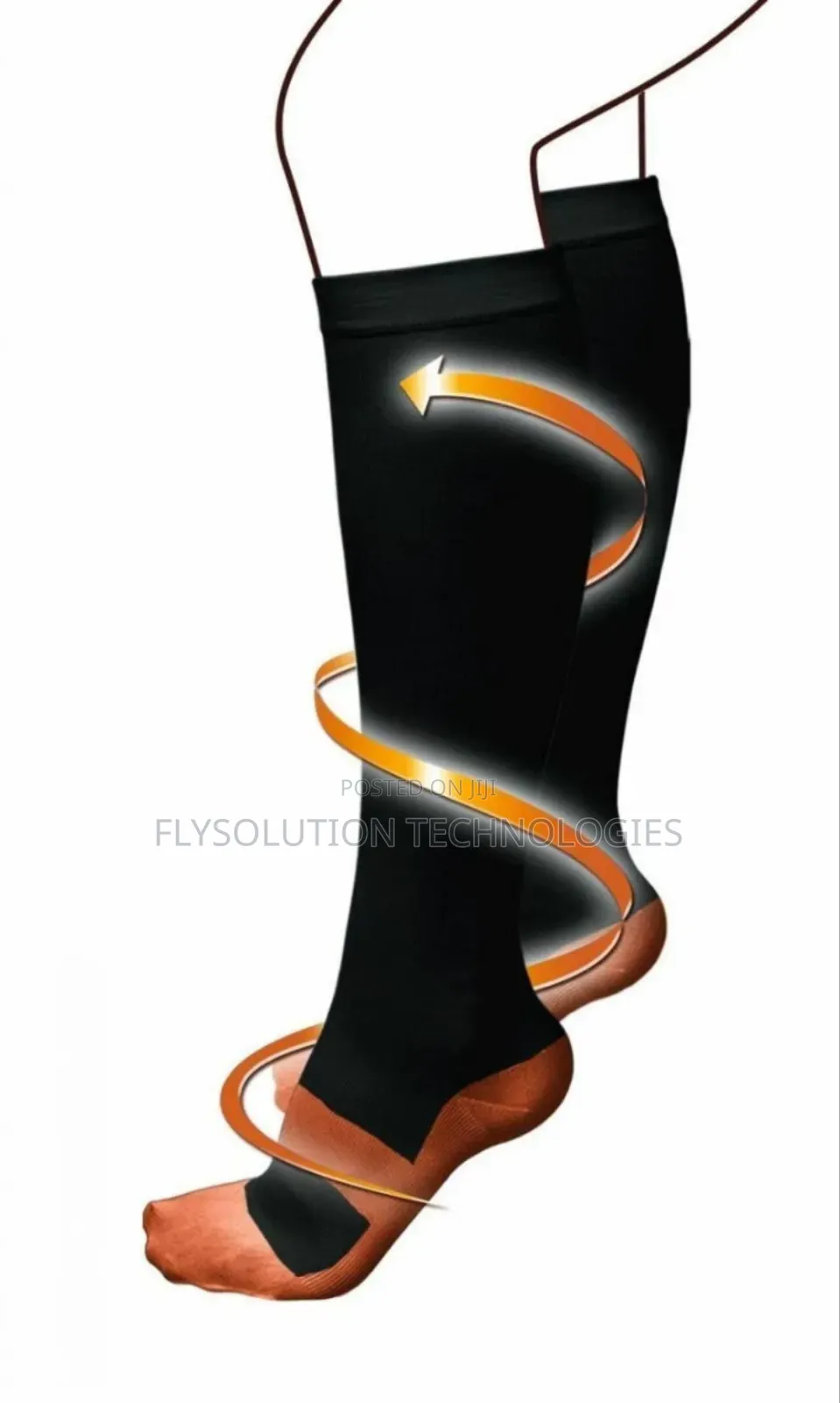 Women Man Unisex Copper Compression Durable Support Socks for Travel