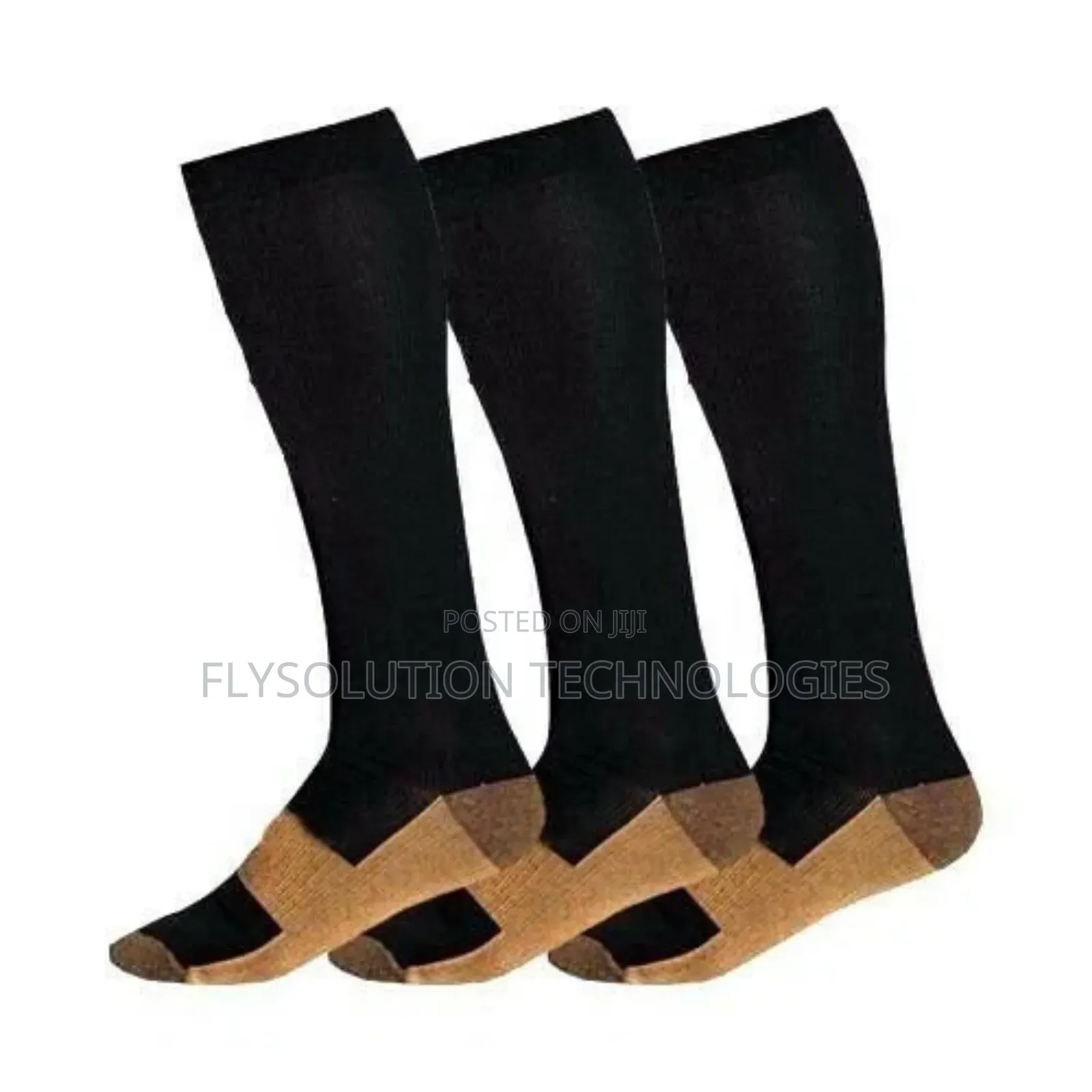 Women Man Unisex Copper Compression Durable Support Socks for Travel