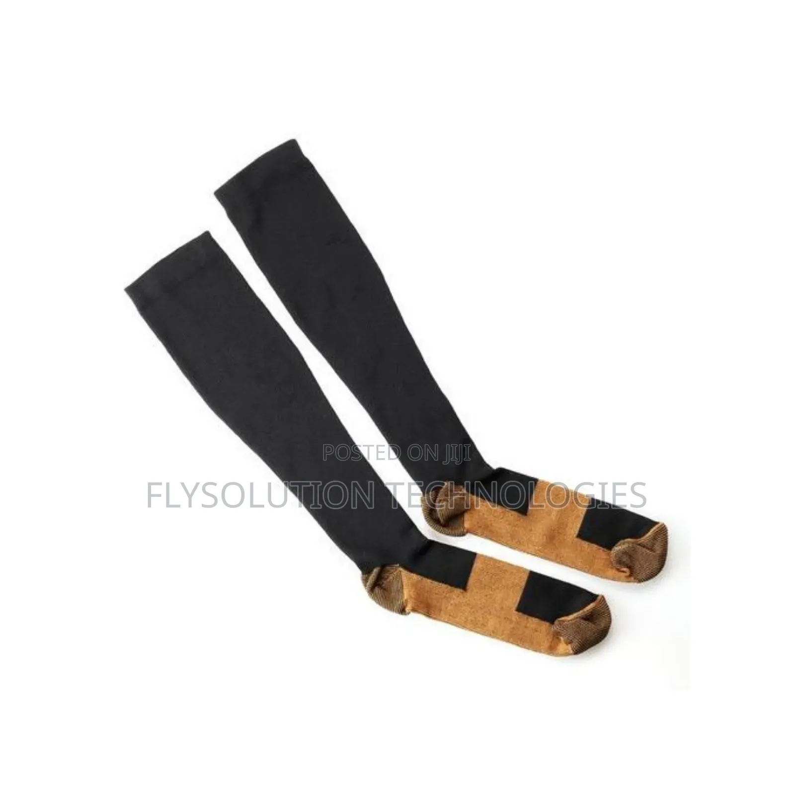 Miracle Copper Anti Fatigue Compression Socks for Travels - Black