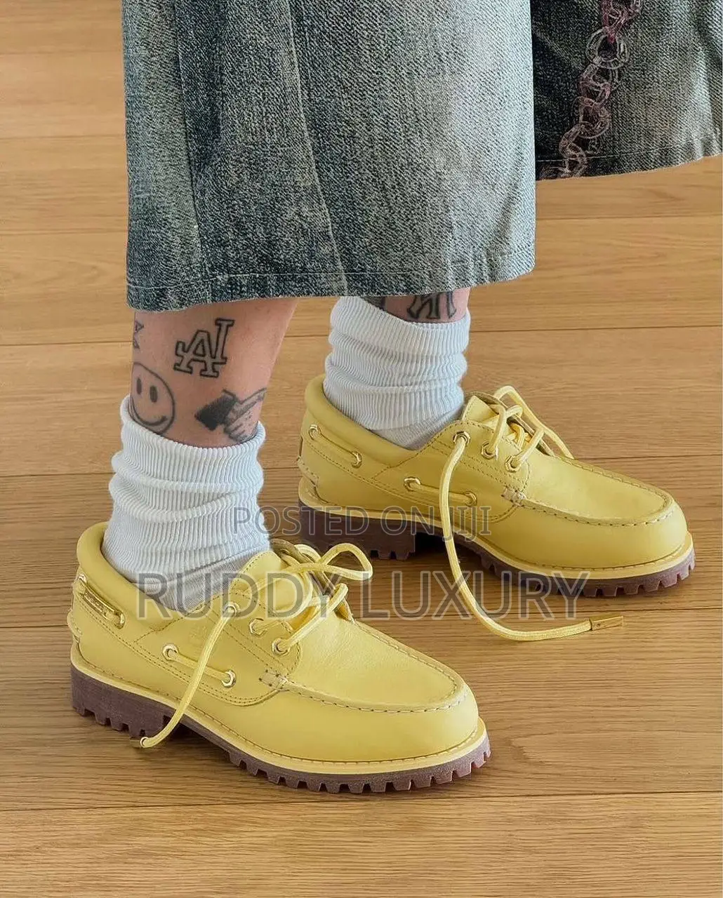 Ruddy Luxury Jacquemus X Timberland Boat Shoes – Limited Edition