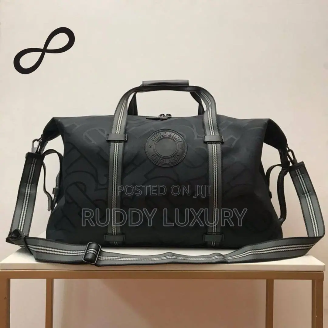 Burberry Monogram Jacquard Tote Duffle Bag Combo – Premium Luxury