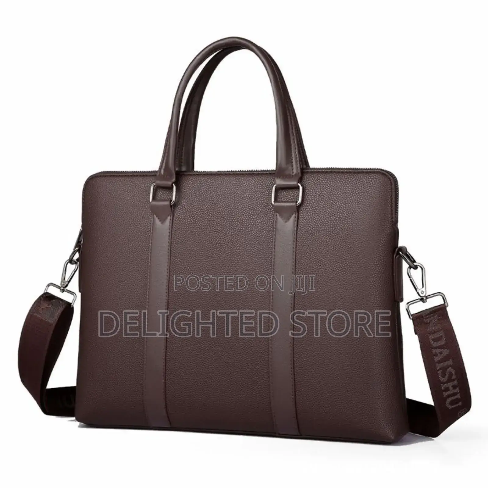 Luxurious Genuine Leather Forever Men Shoulder Office/Laptop Bag