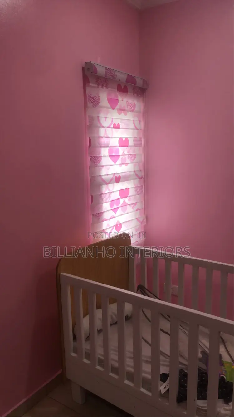 Children Character Day Night Window Blinds