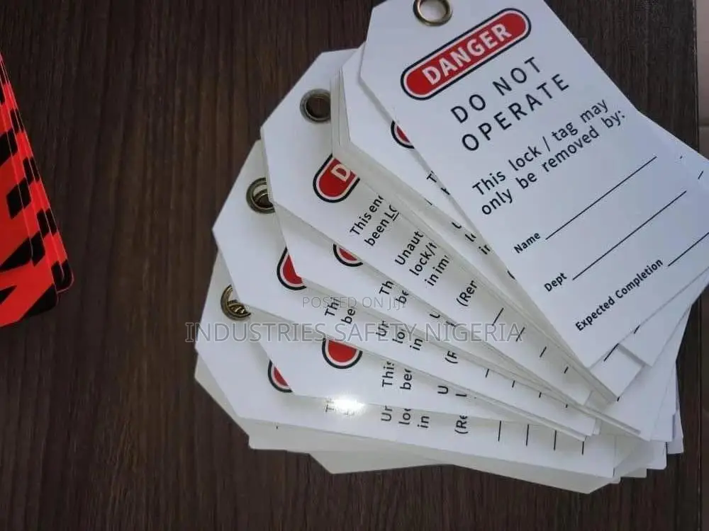 Loto Lockout Tag With Graphic Message – Do Not Operate