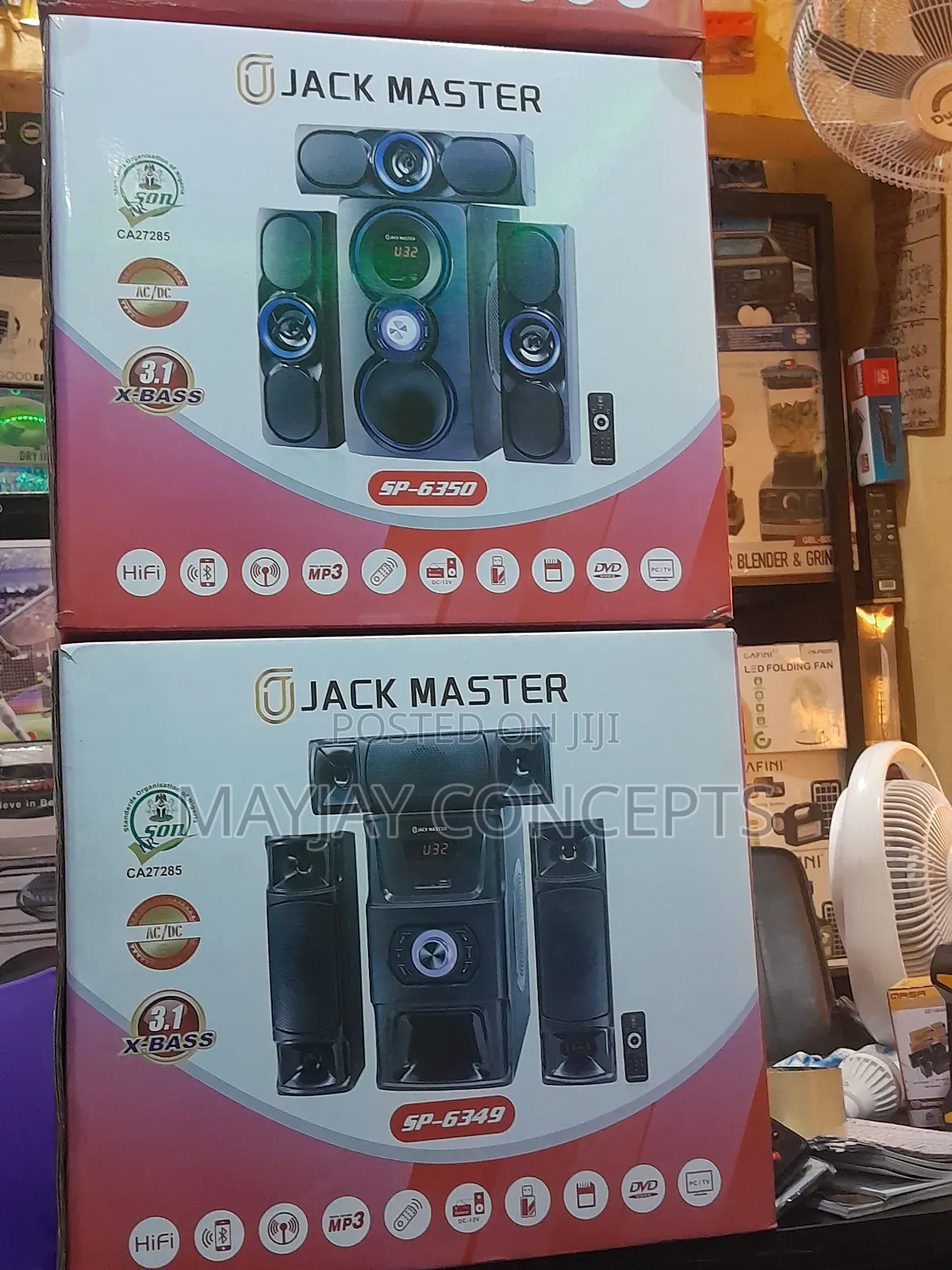 Jackmaster Multimedia Speaker System-Sp 6348/Sp-6349/Sp-6350