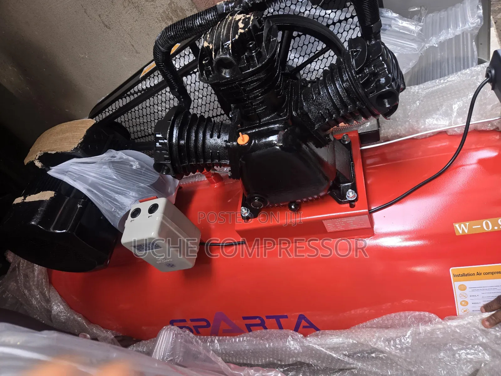 Air Compressor 500liter 10hp 7.5kw 10bar 3pcs Original One