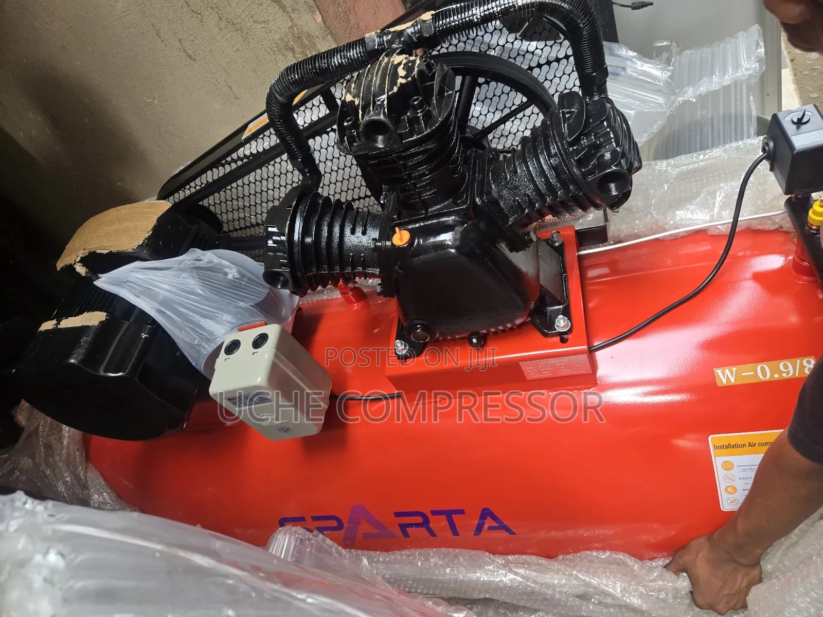 Air Compressor 500liter 10hp 7.5kw 10bar 3pcs Original One