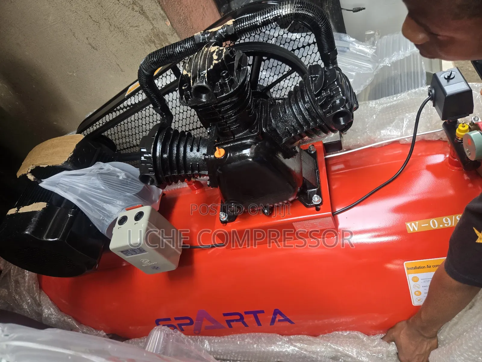 Air Compressor 500liter 10hp 7.5kw 10bar 3pcs Original One