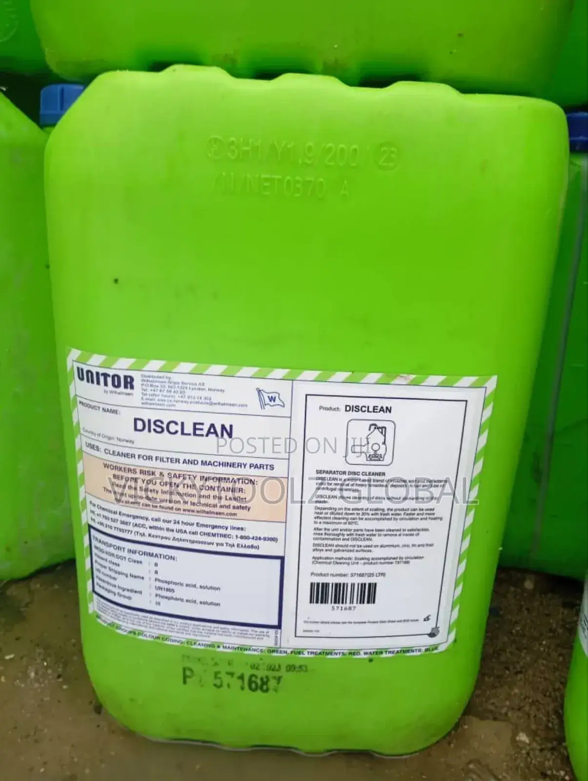 Unitor Disclean Or Filter Cleaner (25litres)