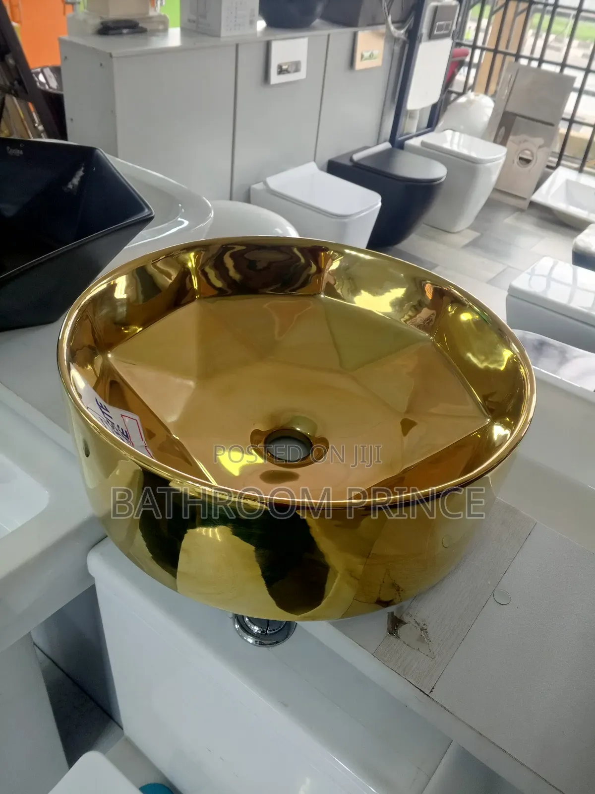 Executive Gold Countertop Basin
