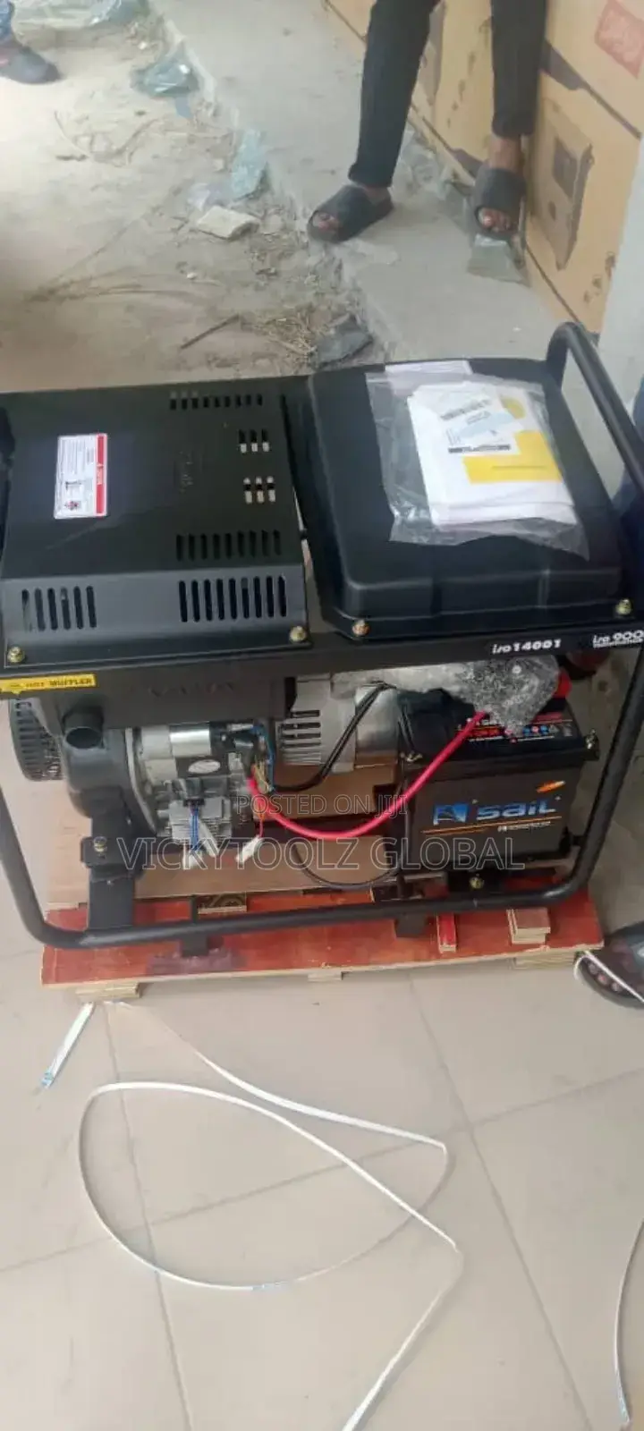 Kama Air Cooled Diesel Welding Generator(7000watts)