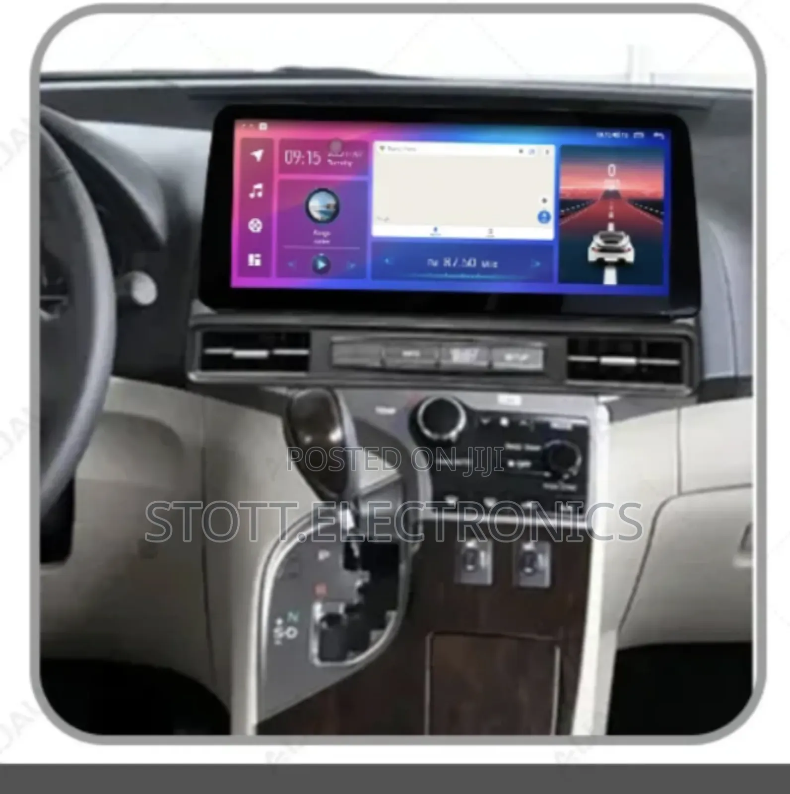 Toyota Venza 2008-2011 Car Android 12.3 Tesla Gps Navigation System