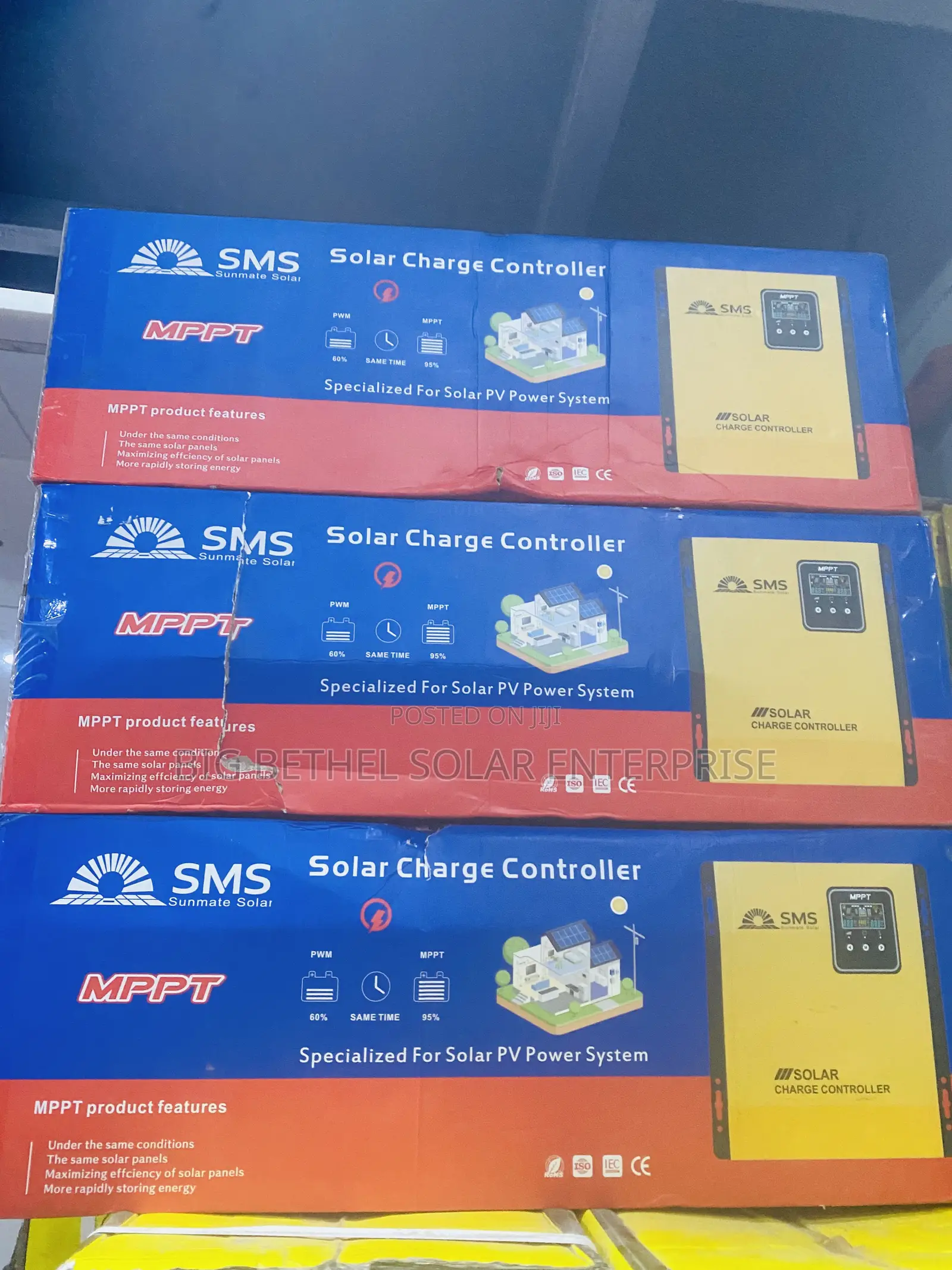 SMS 150ah 12/24/36/48 MPPT Solar Charger. Contorller