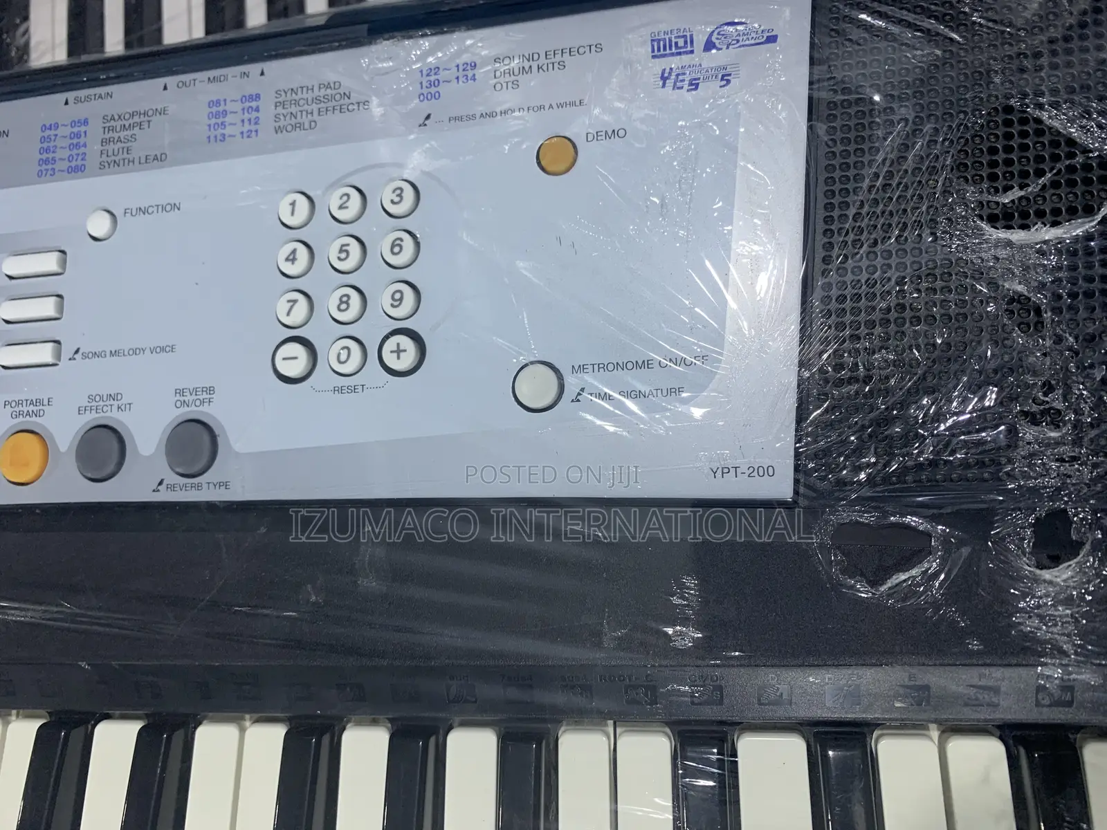 Durable Portable Yamaha Keyboard Ypt-200