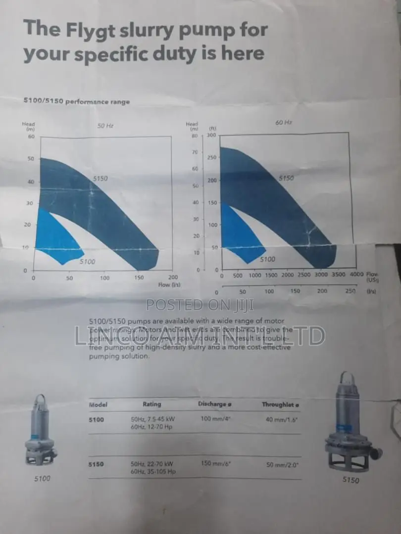 70kw/5150.350 Flygt Sewage Submersible