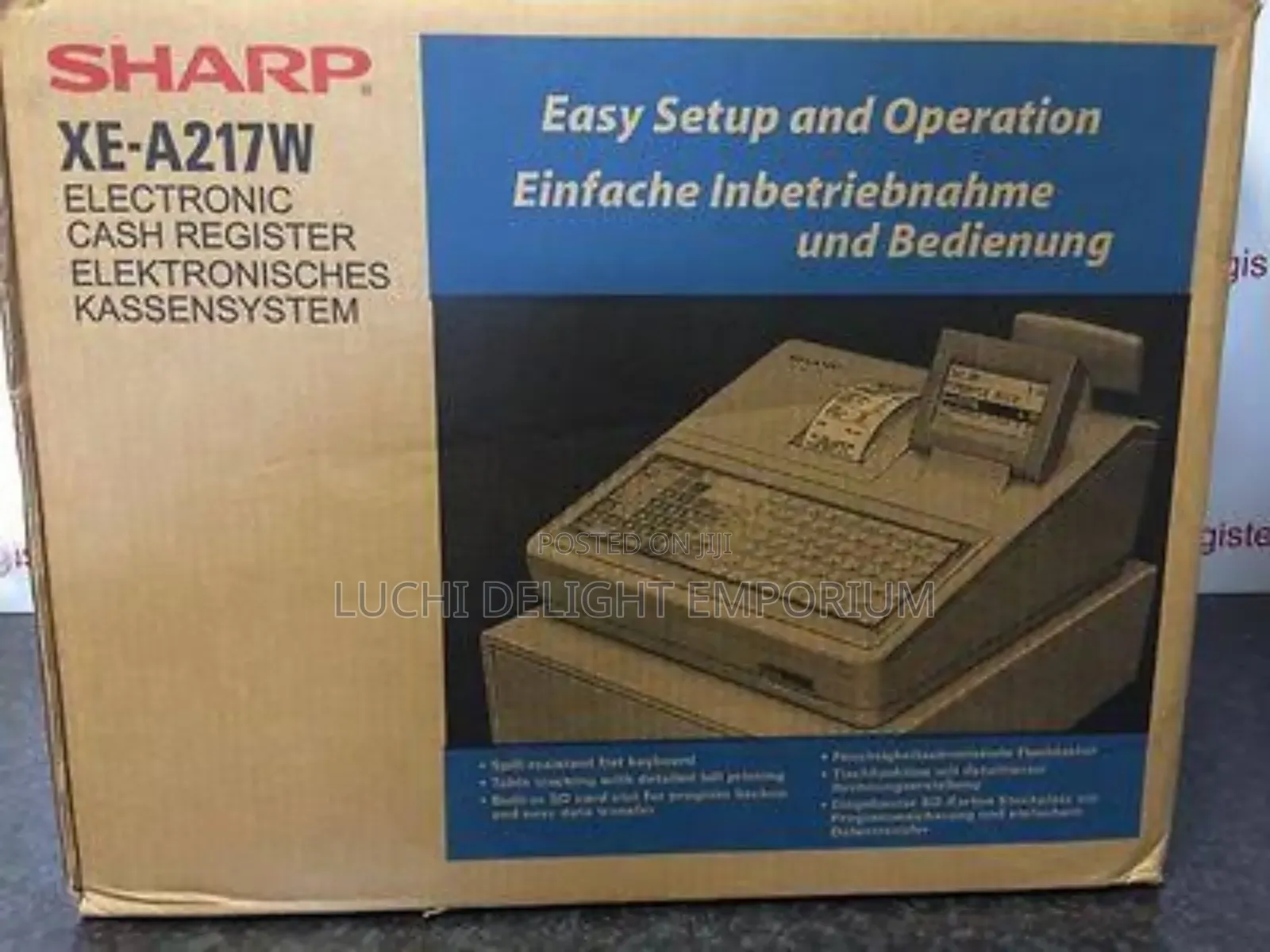 Sharp Electronic Cash Register Xe-A217w
