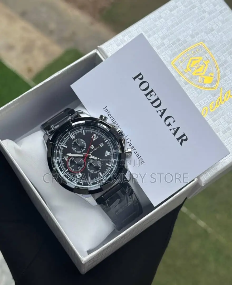 Poedagar Quality Men Chain Strap Wristwatch