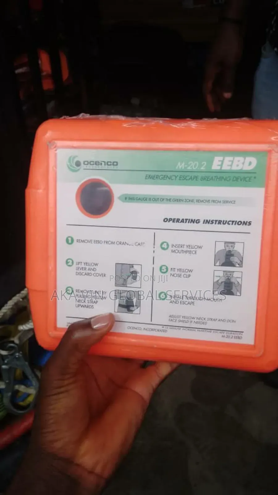 Ocenco M-20.2 Compressed Oxygen Eebd Emergency Escape Breathing Device