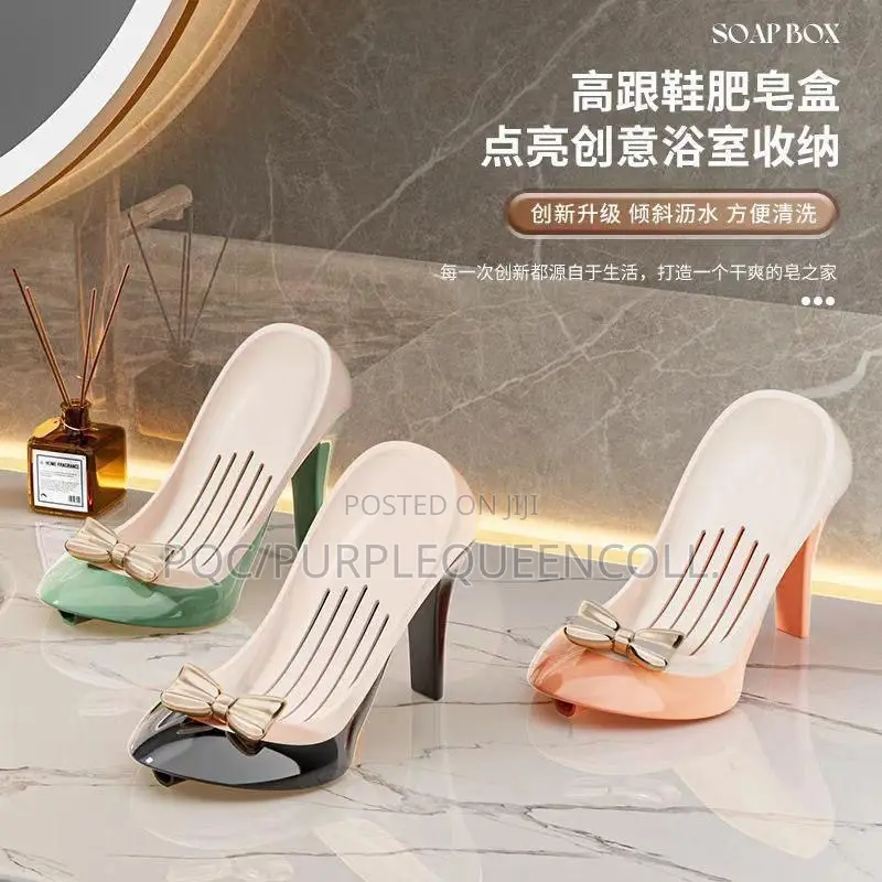 Elegant High Heel Shoe Soap Case