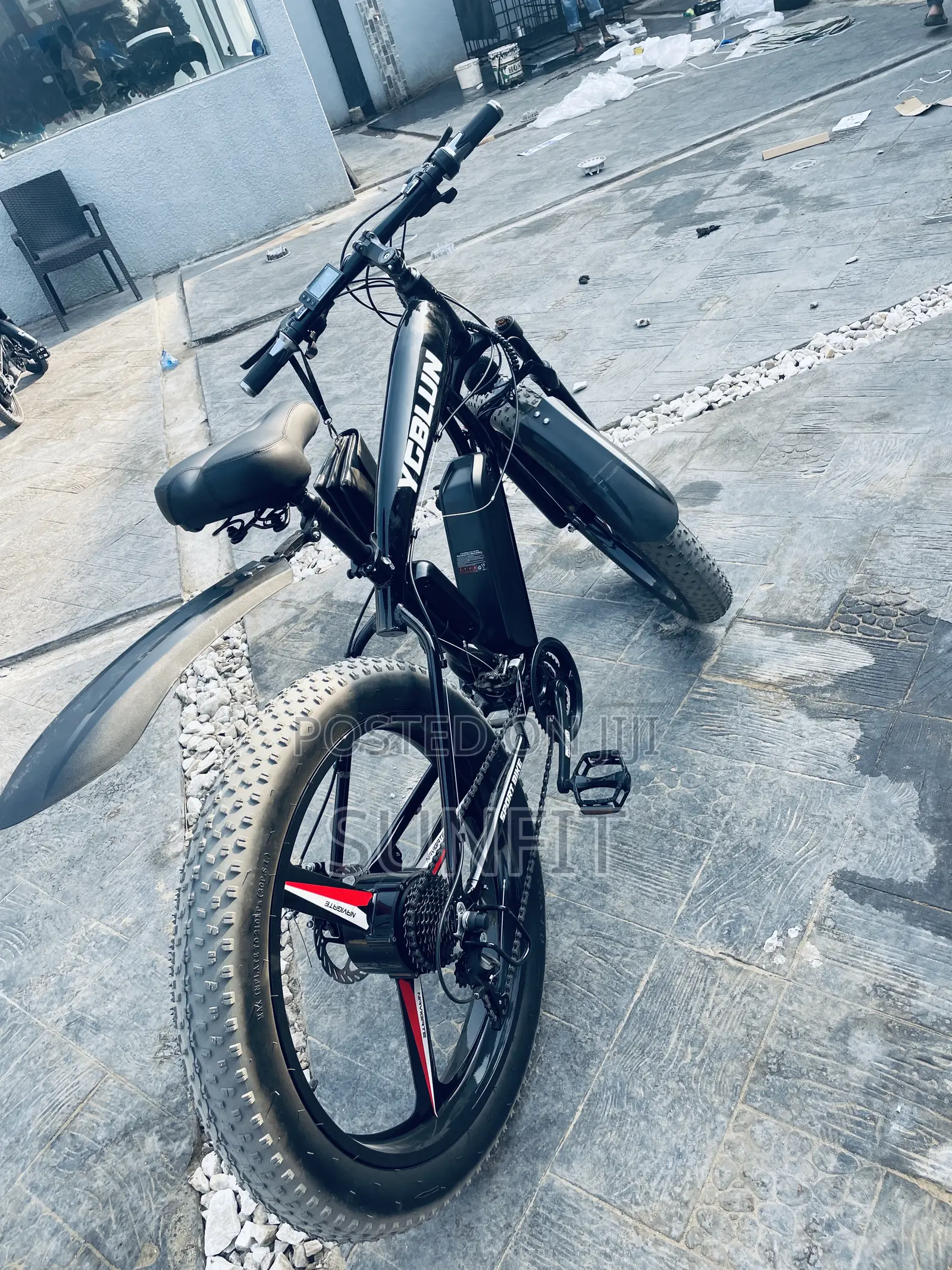 Smart Electric Big Tire Bicycle Ygblun Heavy Duty
