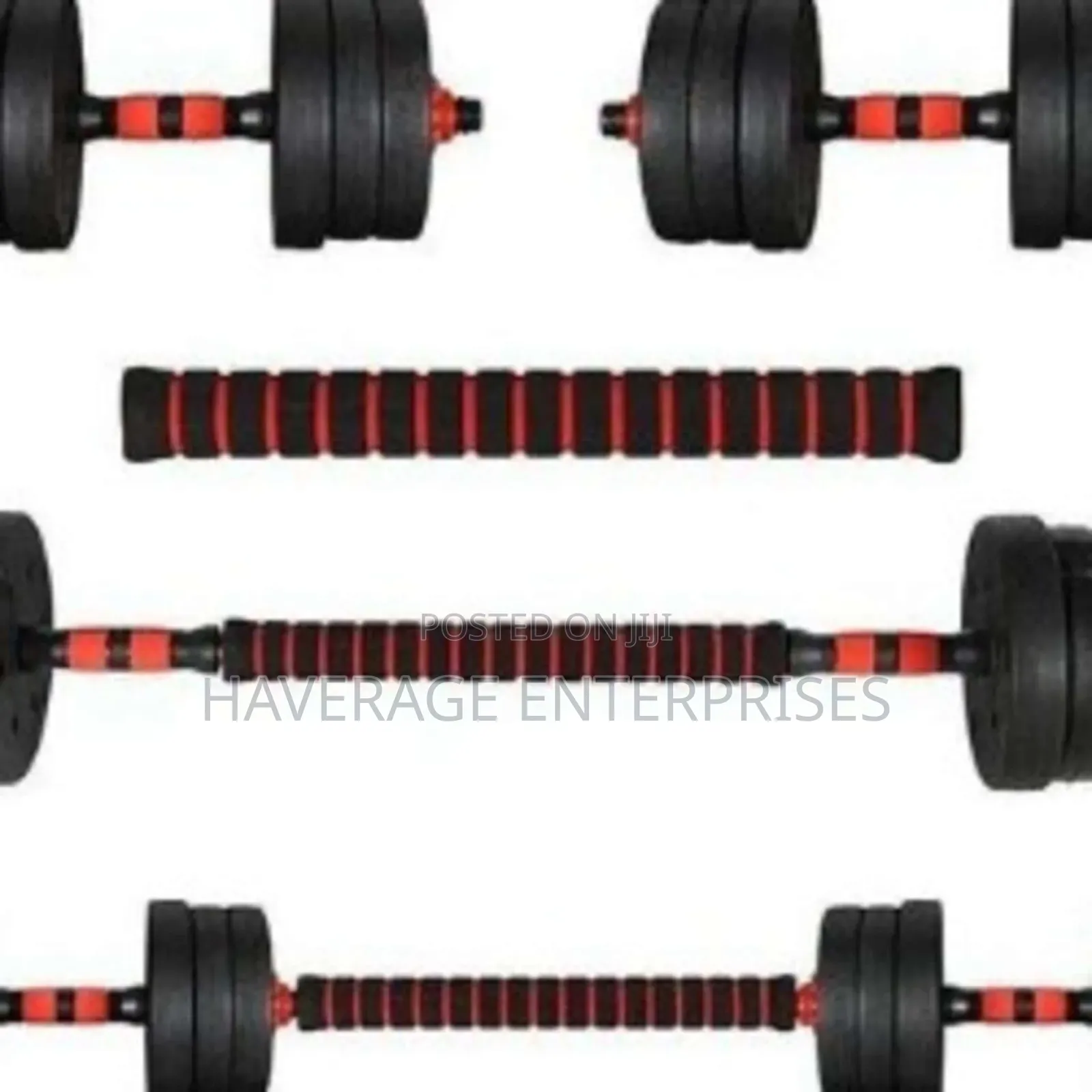 Dumbbell Set With Barbell Extension - 30kg
