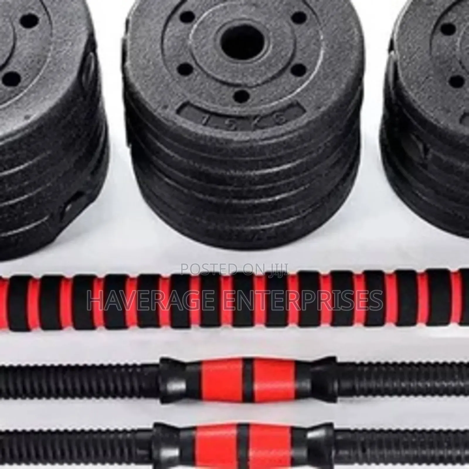 Dumbbell Set With Barbell Extension - 30kg