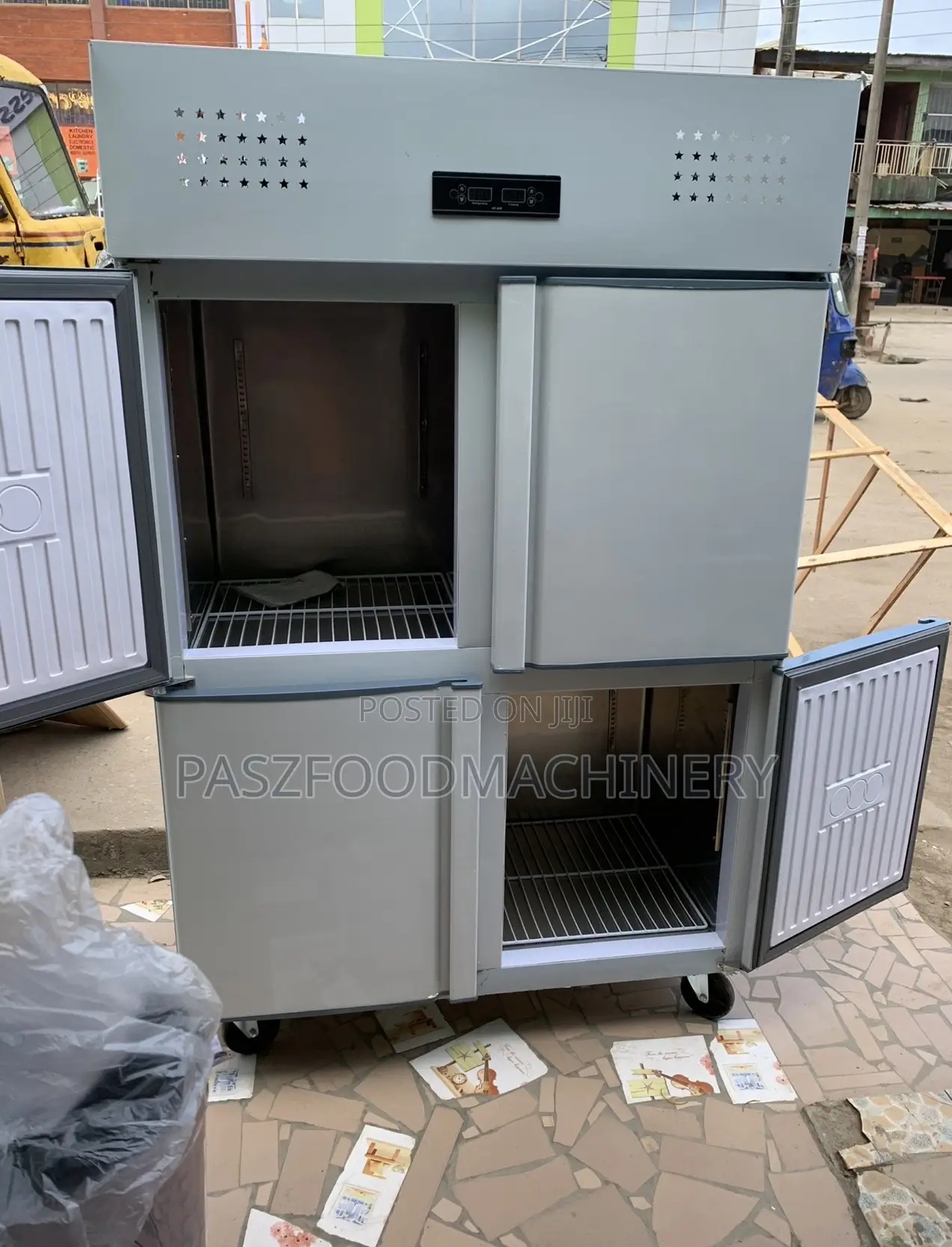 Industrial 4doors Fridge And Freezer