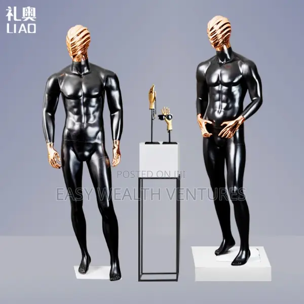 Boutique Luxury Shinny Gold and Silver Mannequins New Design