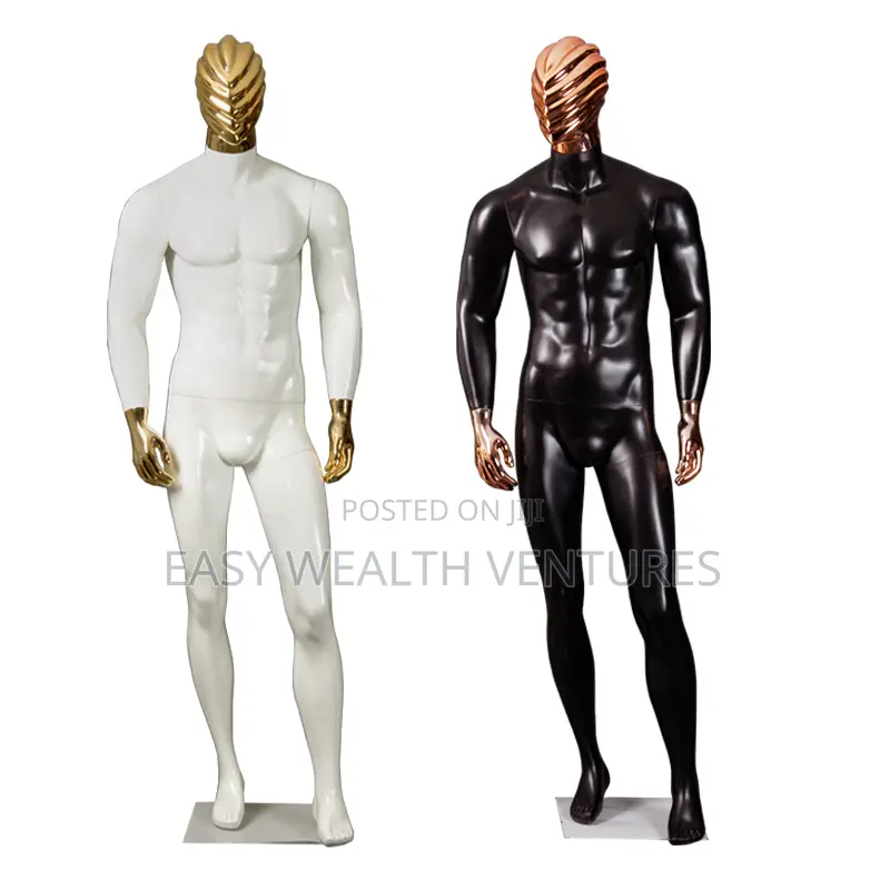 Boutique Luxury Shinny Gold and Silver Mannequins New Design