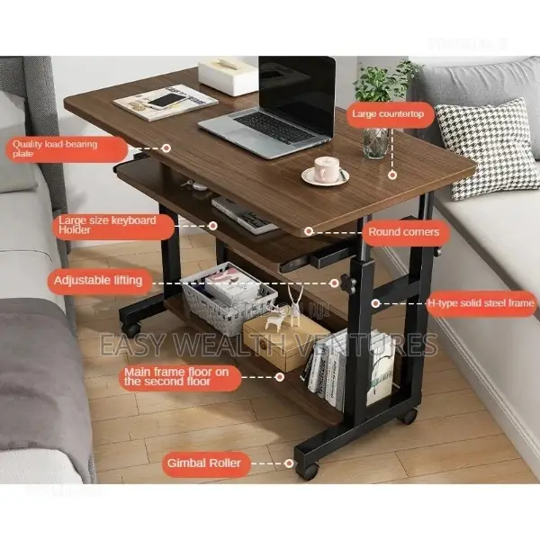 Movable Computer Table Living Room Bedroom Leisure Size Laptop Table