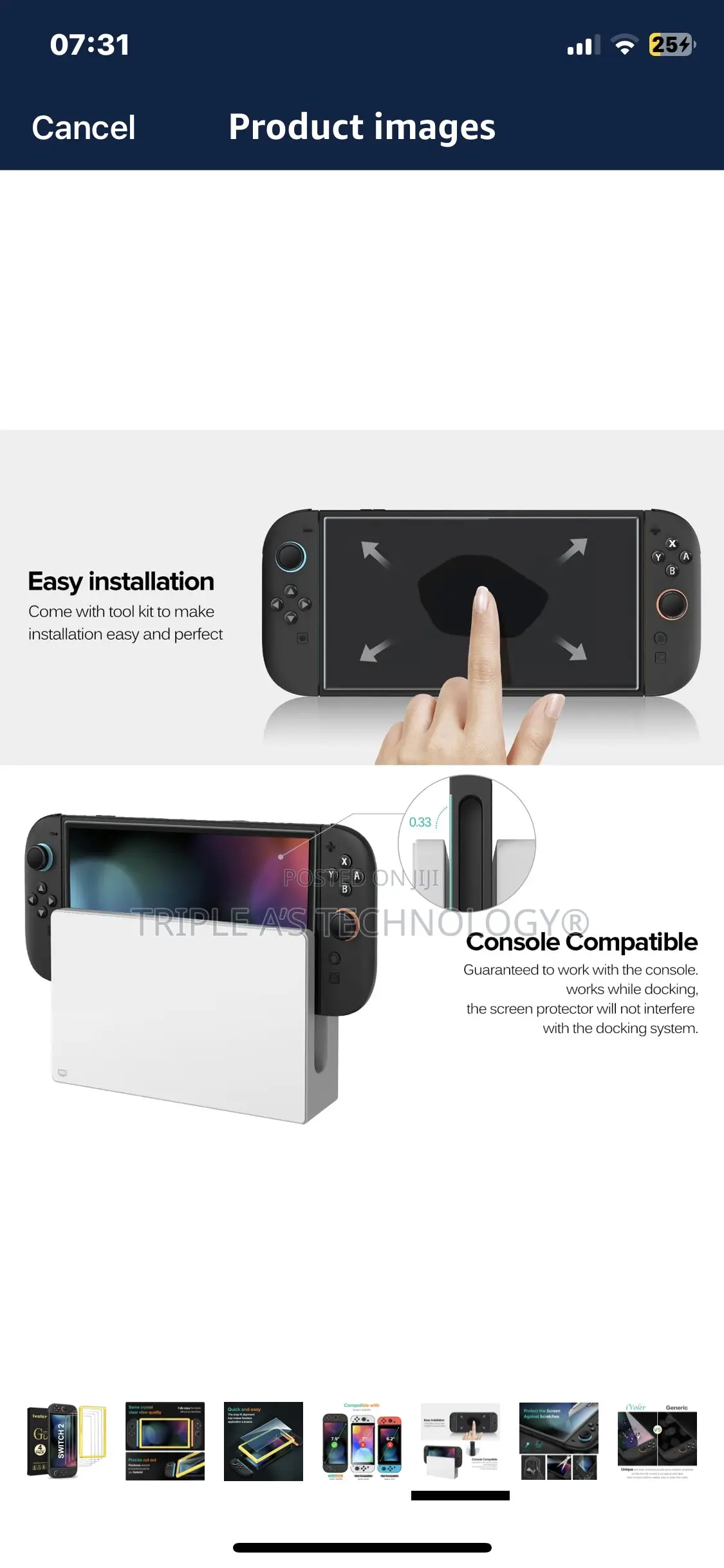 Tempered Glass Screen Protector Designed for Nintendo Switch 2 2025