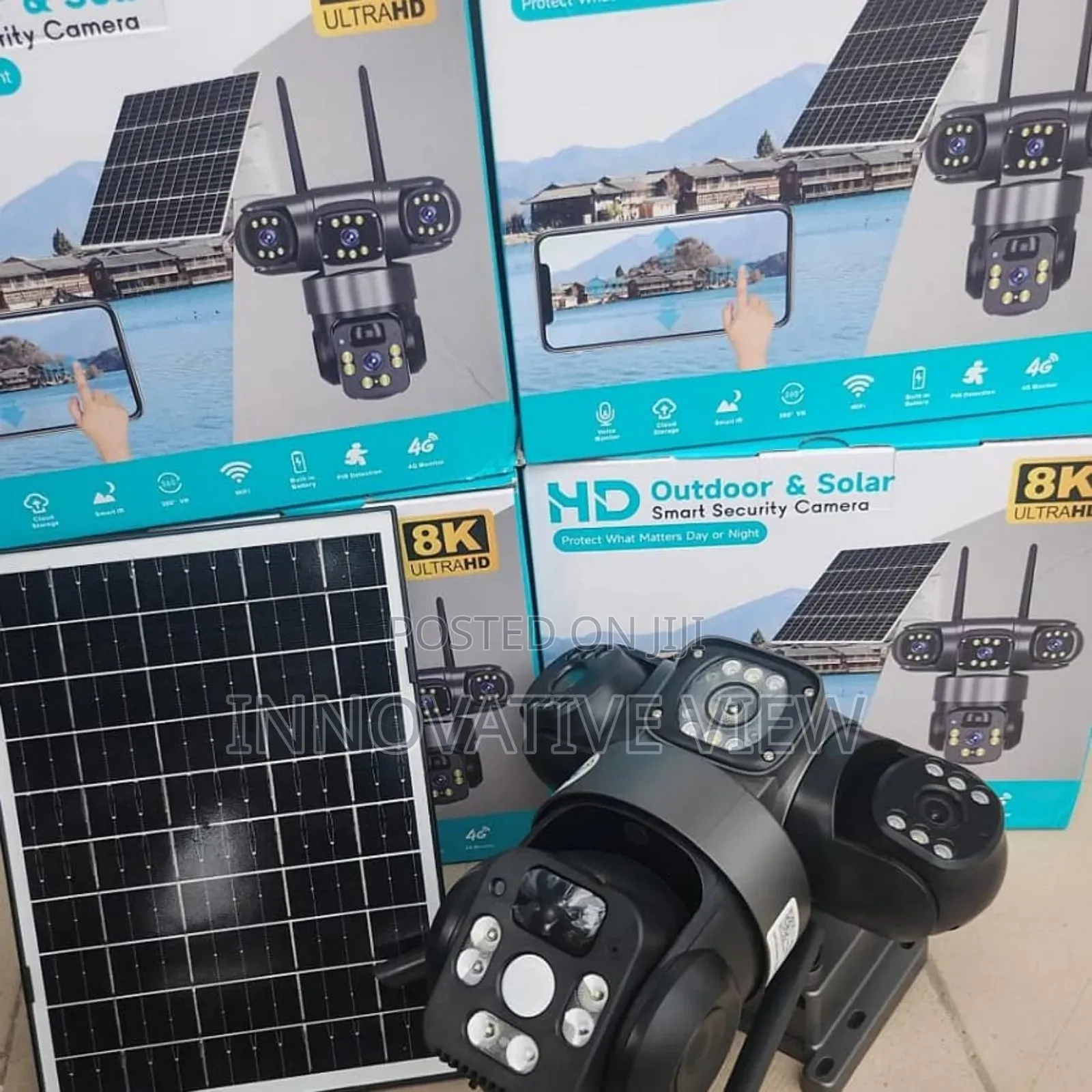 Three Lens Security PTZ 4g Security Cameras