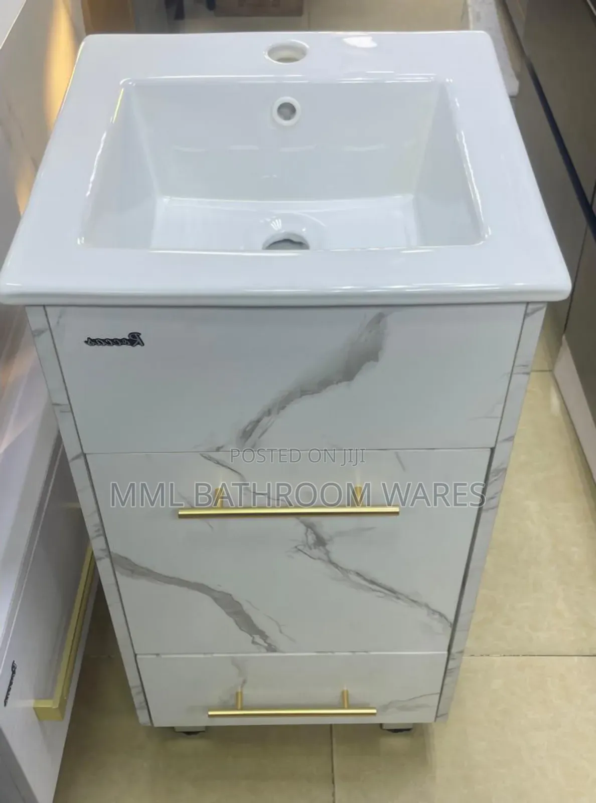 40cm Cabinet Basin With Double Drawers