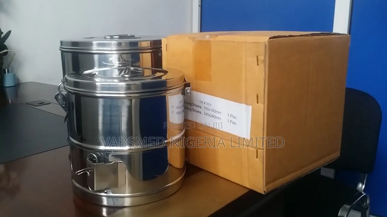 Stainless-Steel Instrument Drums