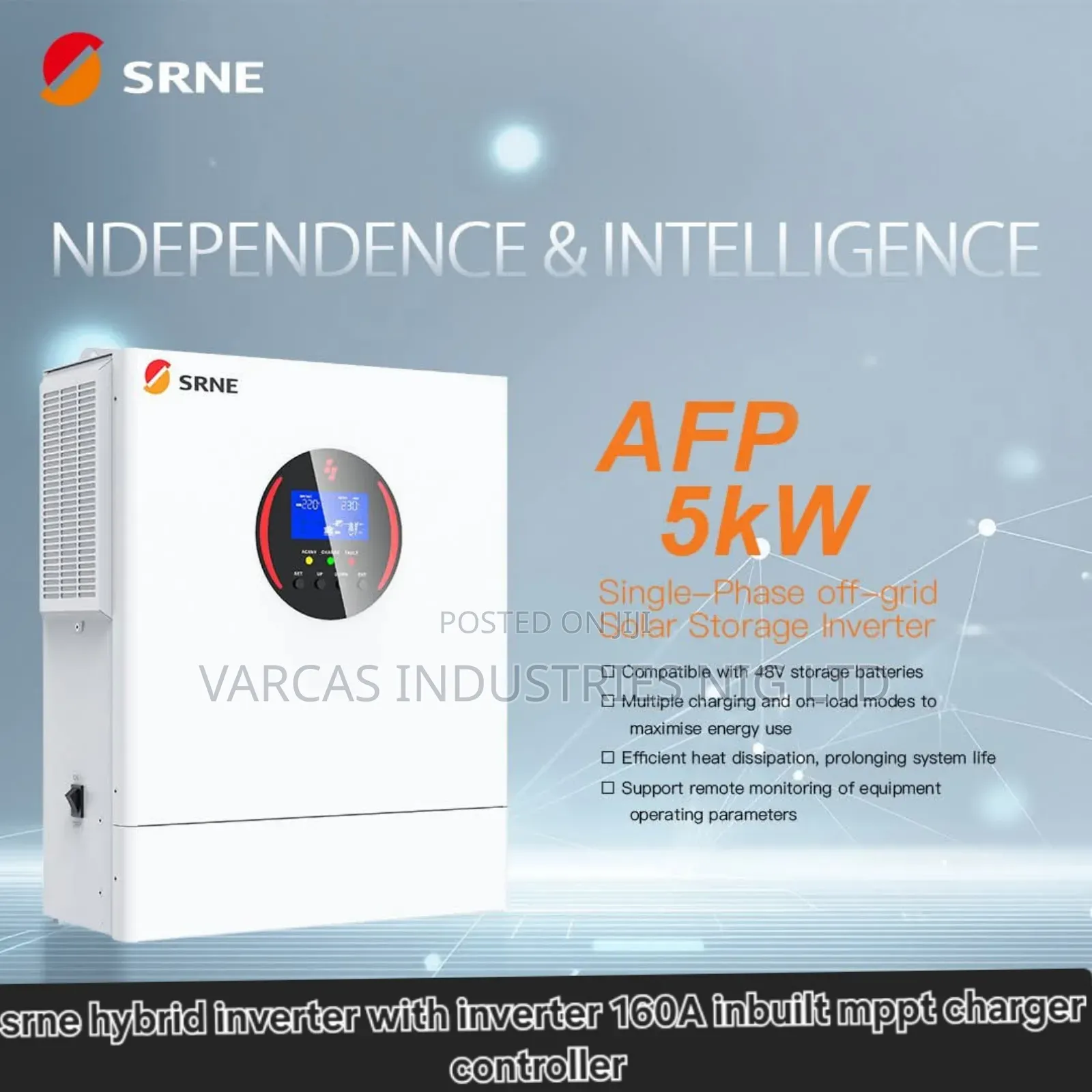 Sren 5kva Hybrid Solar Inverter