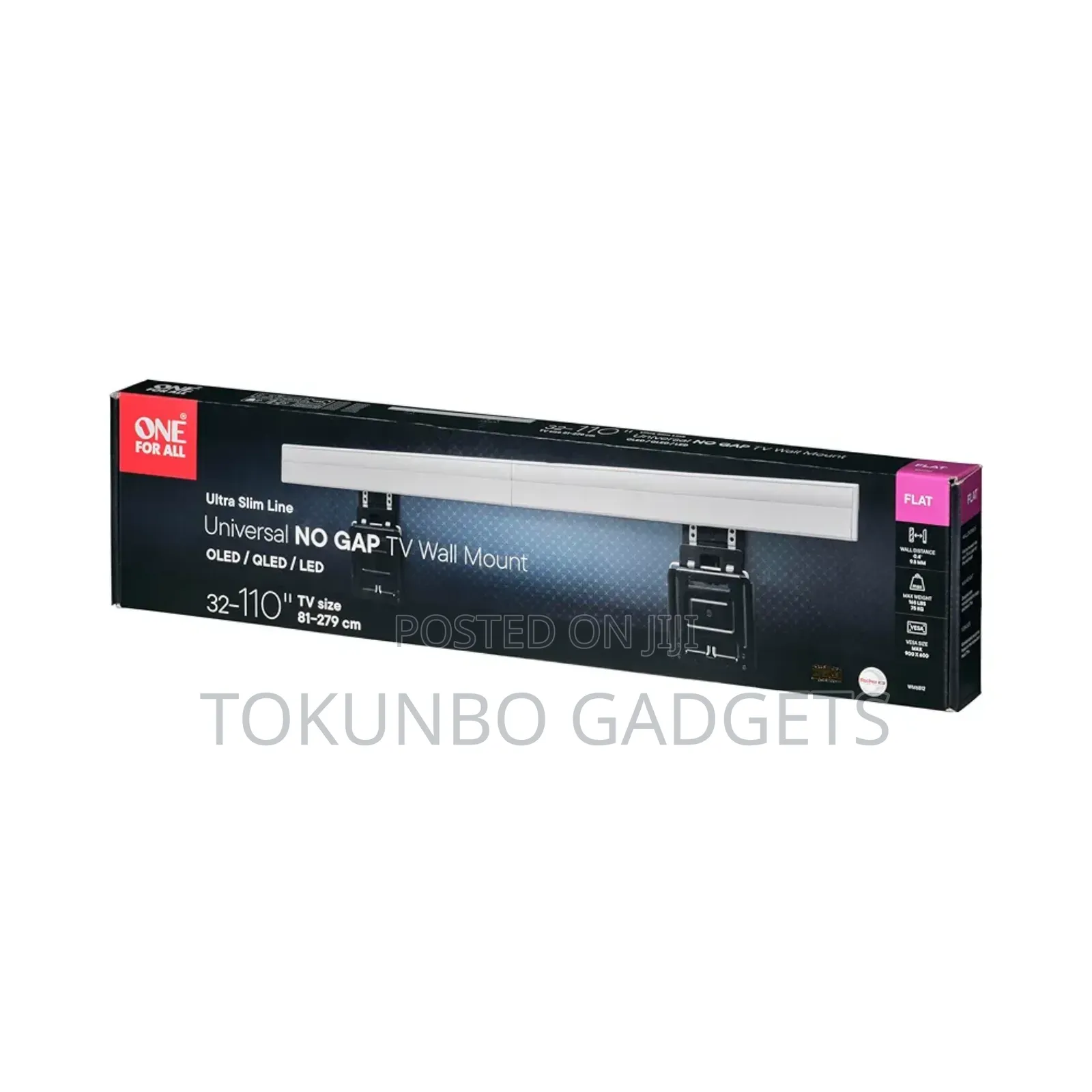 One for All Ultra Slim Line Universal No Gap Tv Wall Mount