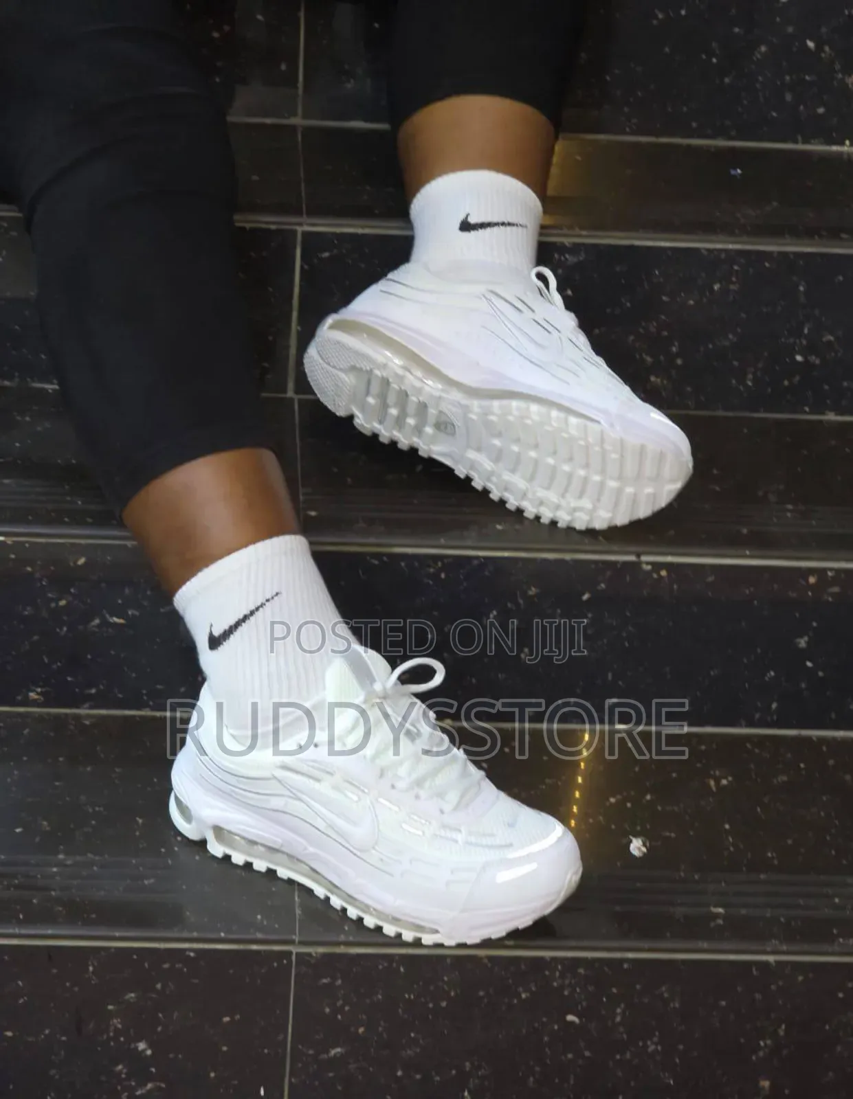 Nike Air Max 97 Og | Triple Black White Lifestyle Sneakers