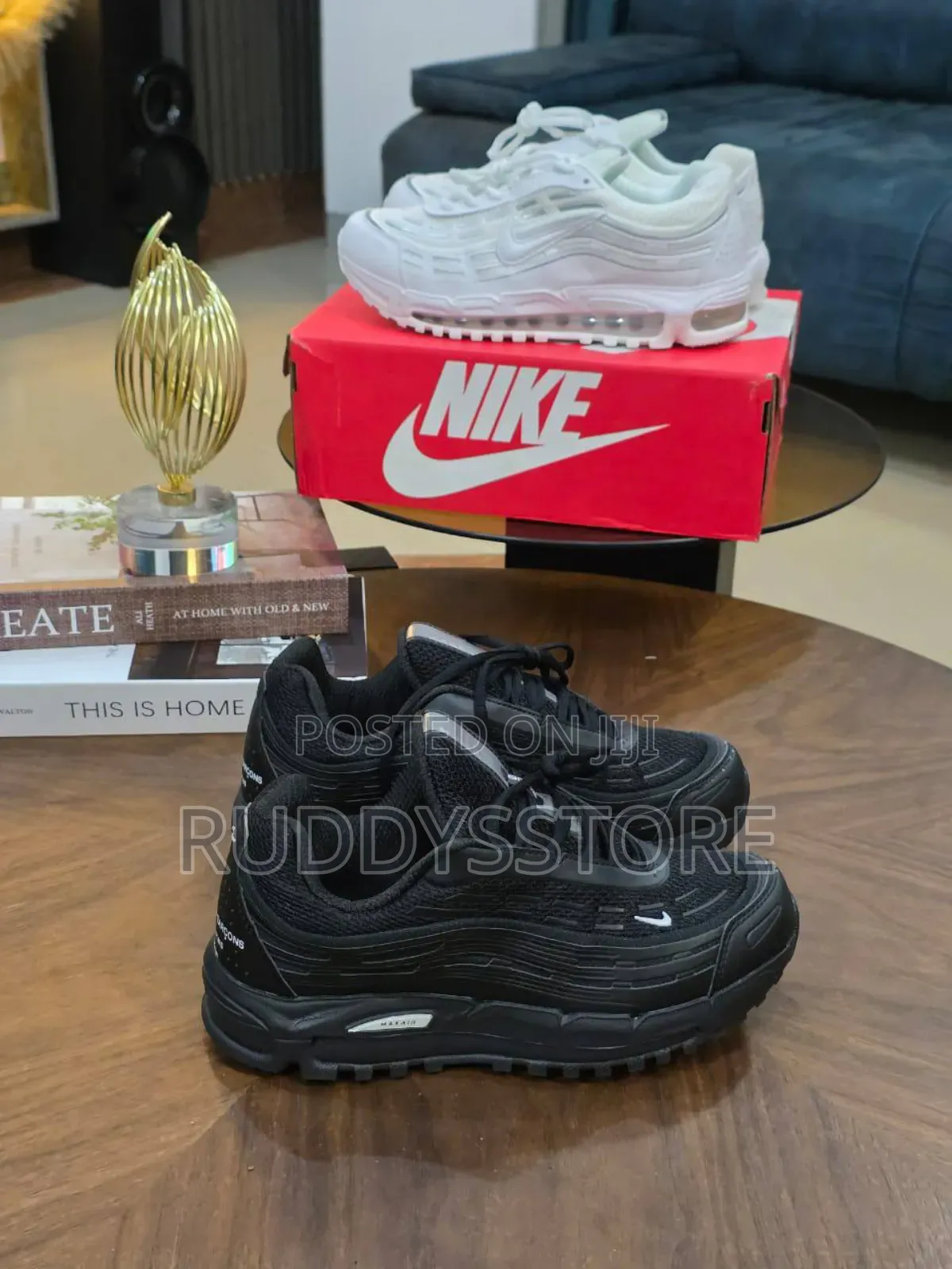 Nike Air Max 97 Og | Triple Black White Lifestyle Sneakers
