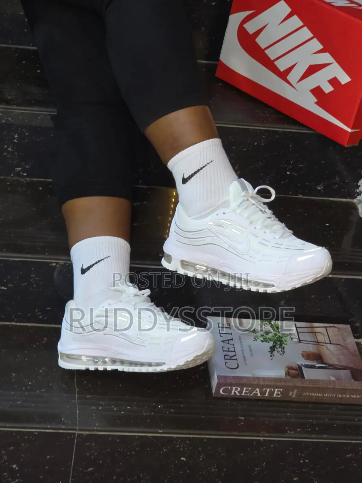 Nike Air Max 97 Og | Triple Black White Lifestyle Sneakers